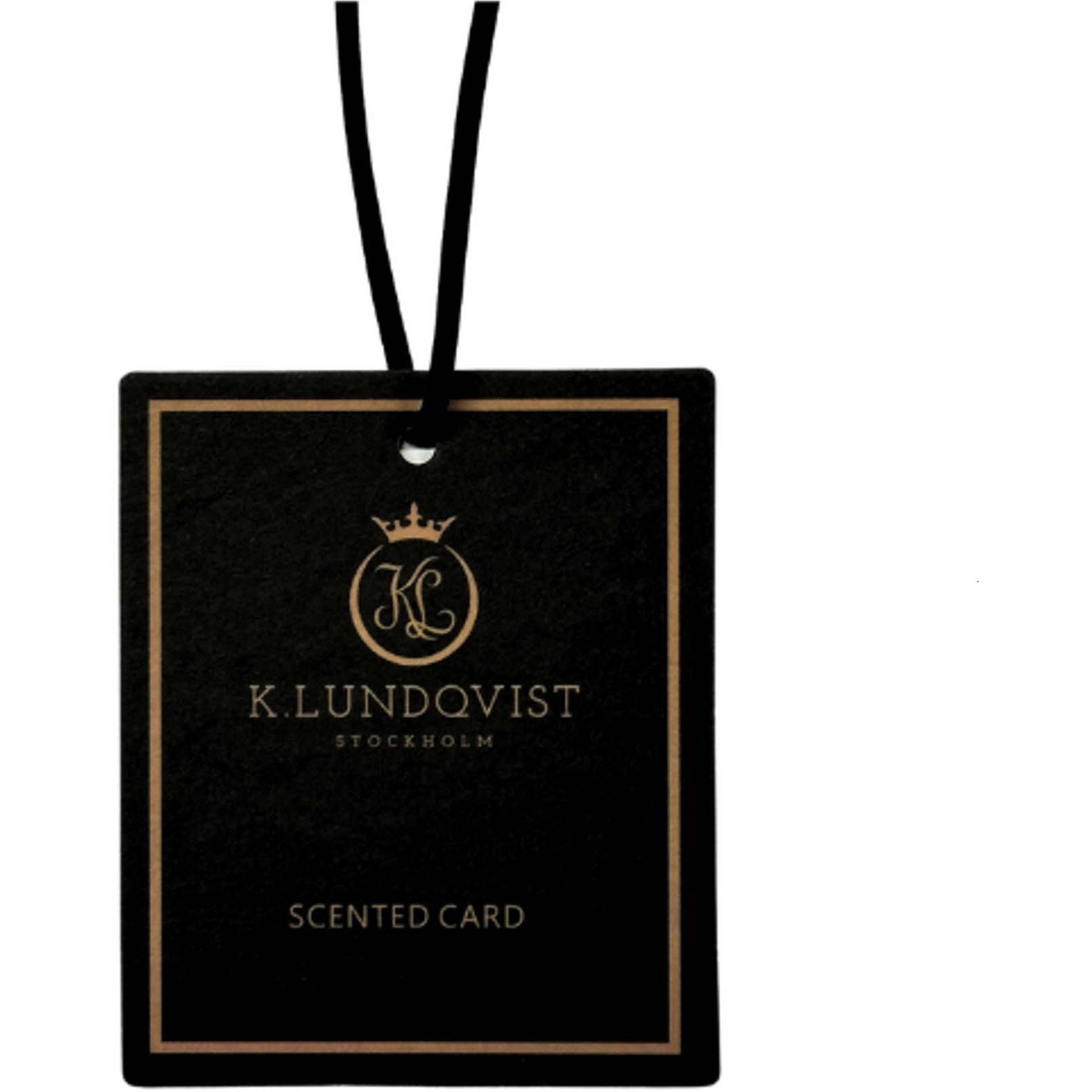 Läs mer om K. Lundqvist Stockholm Scented Card Black Cashmere/Patchouli, Tonka be