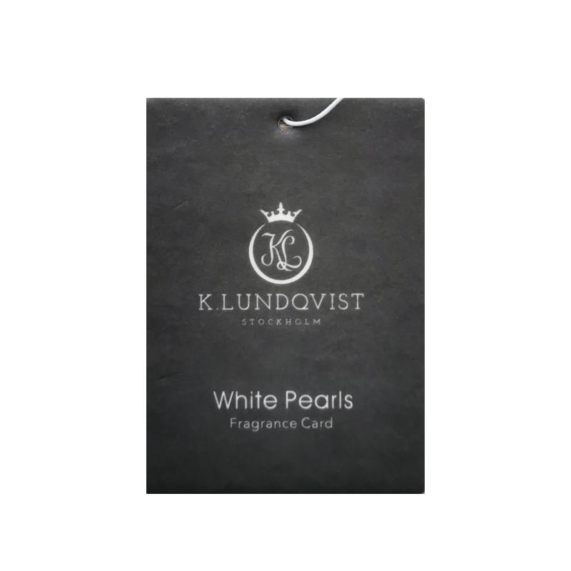 K. Lundqvist Stockholm White Pearls Nytvättat 3 Pack