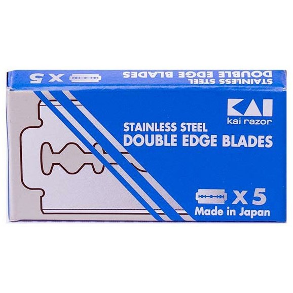 Läs mer om Kai Stainless Steel Double Edge Razor Blades 5-Pack 5 st