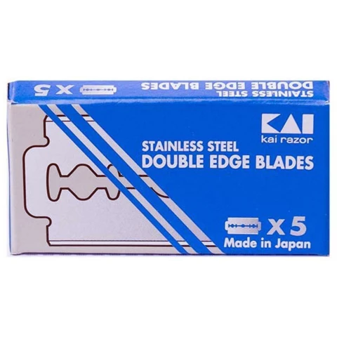 Kai Stainless Steel Double Edge Razor Blades 5-Pack från Kai