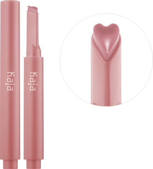 Roter Stift mit herzförmiger Spitze zum Schreiben oder Dekorieren.