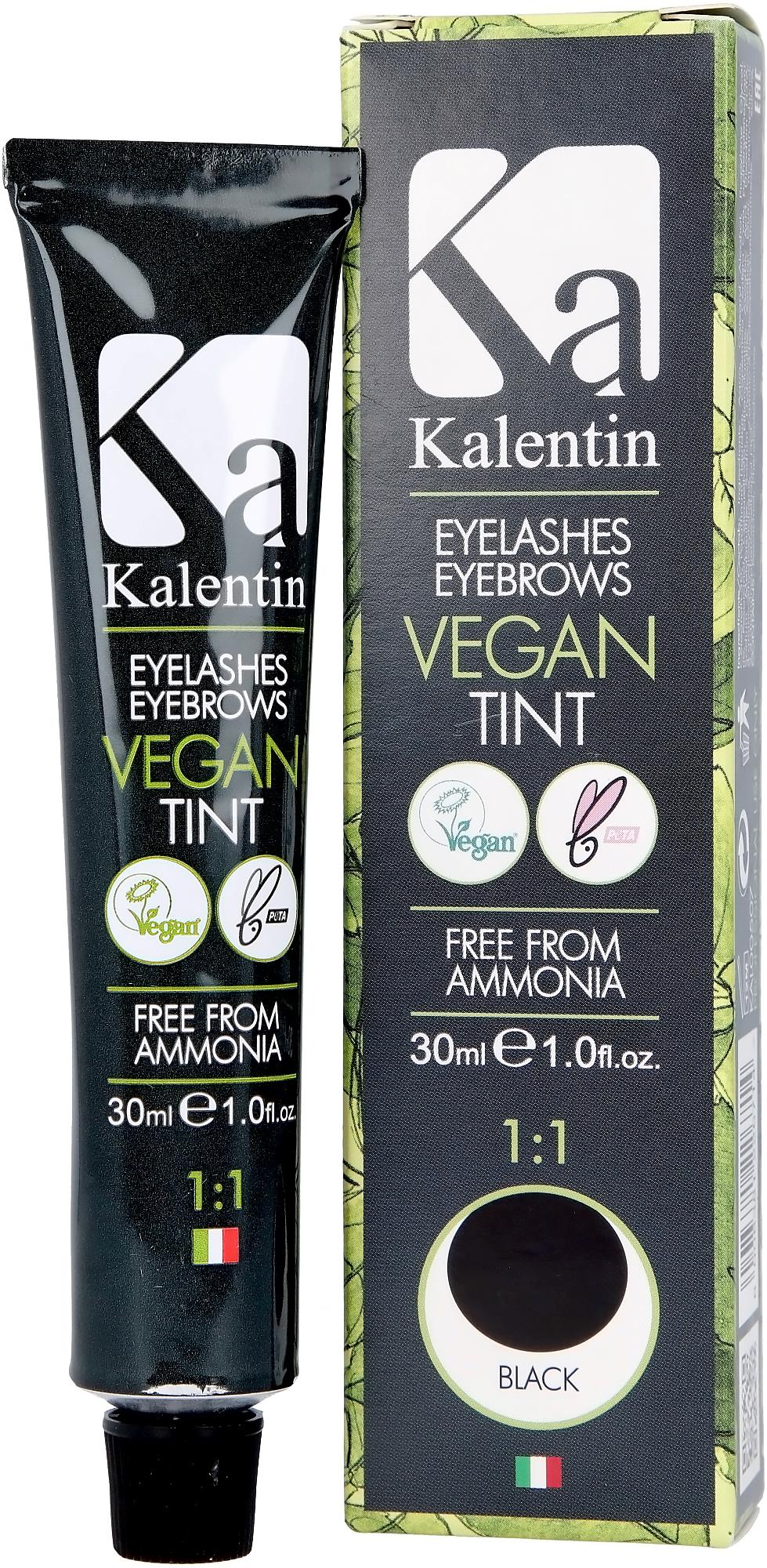 Kalentin Eyebrow & Eyelash Tint Vegan Black