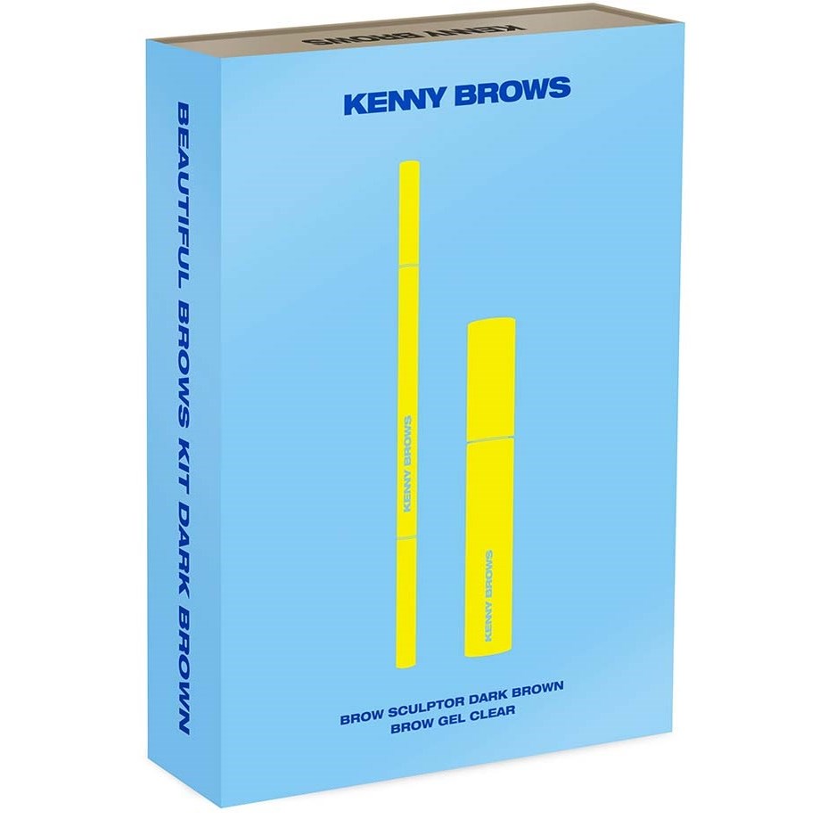 KENNY ANKER KENNY BROWS Beautiful Brows Kit Dark Brown