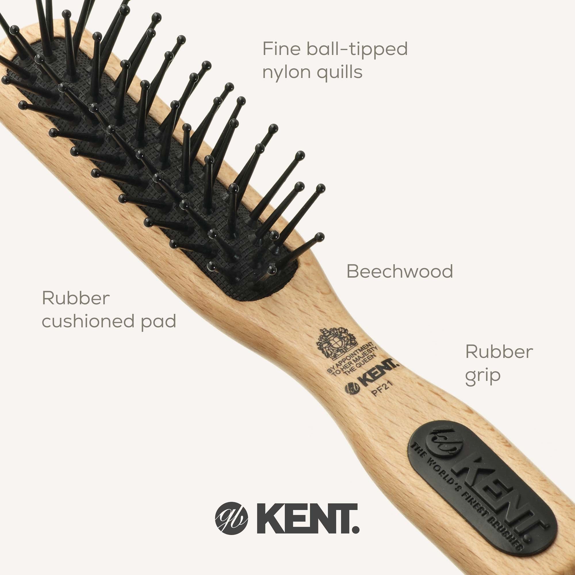 Kent Brushes Airhedz Micro-Phine De-Tangle Brush (zdjęcie 5)