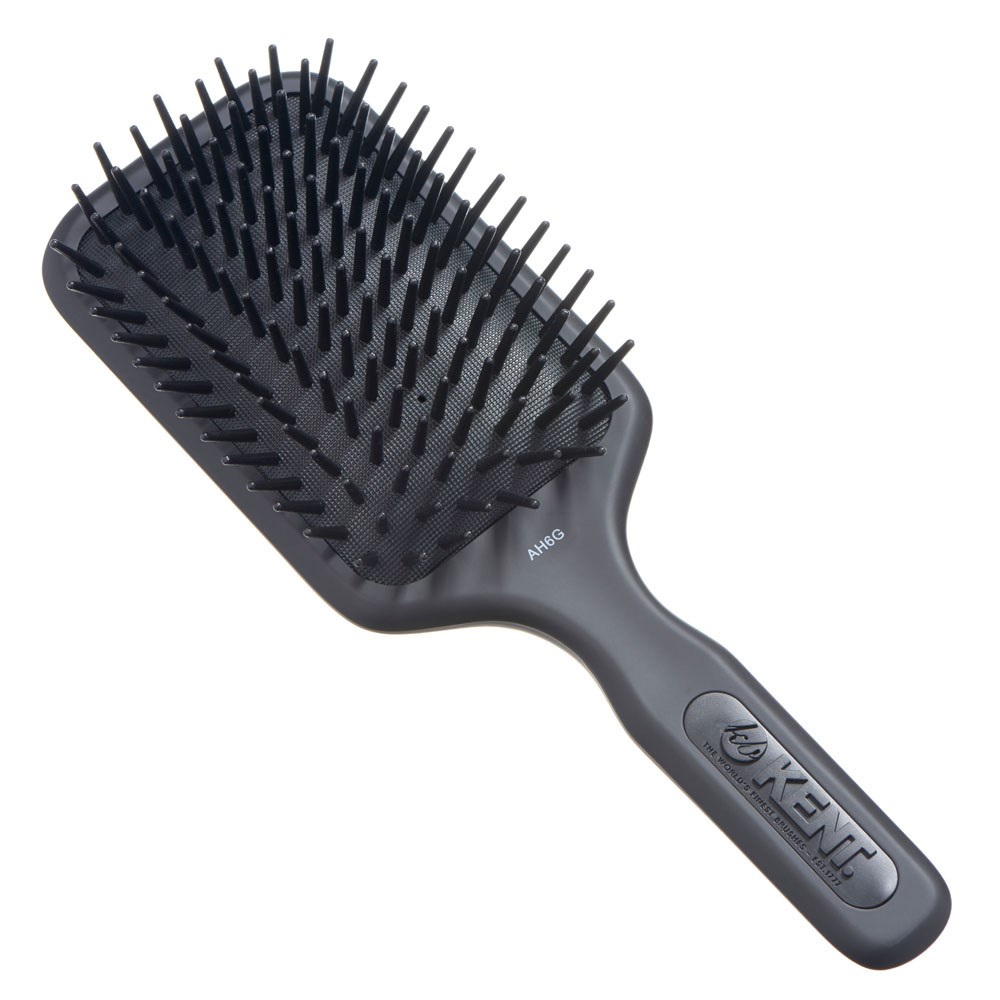 Läs mer om Kent Brushes AirHedz Pro Extra Large De-Tangling Black Paddle Brush