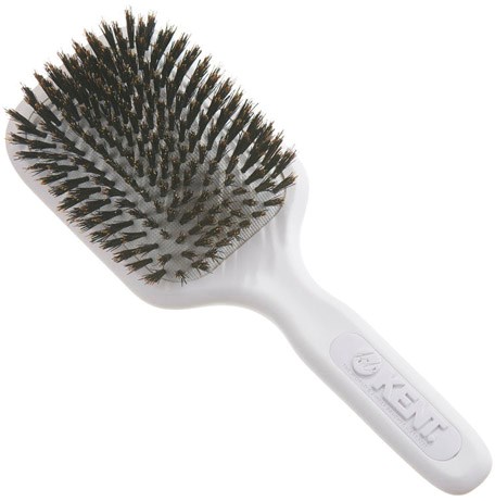 Kent Brushes AirHedz Pro Medium Bristle De-Tangling White Paddle Brush