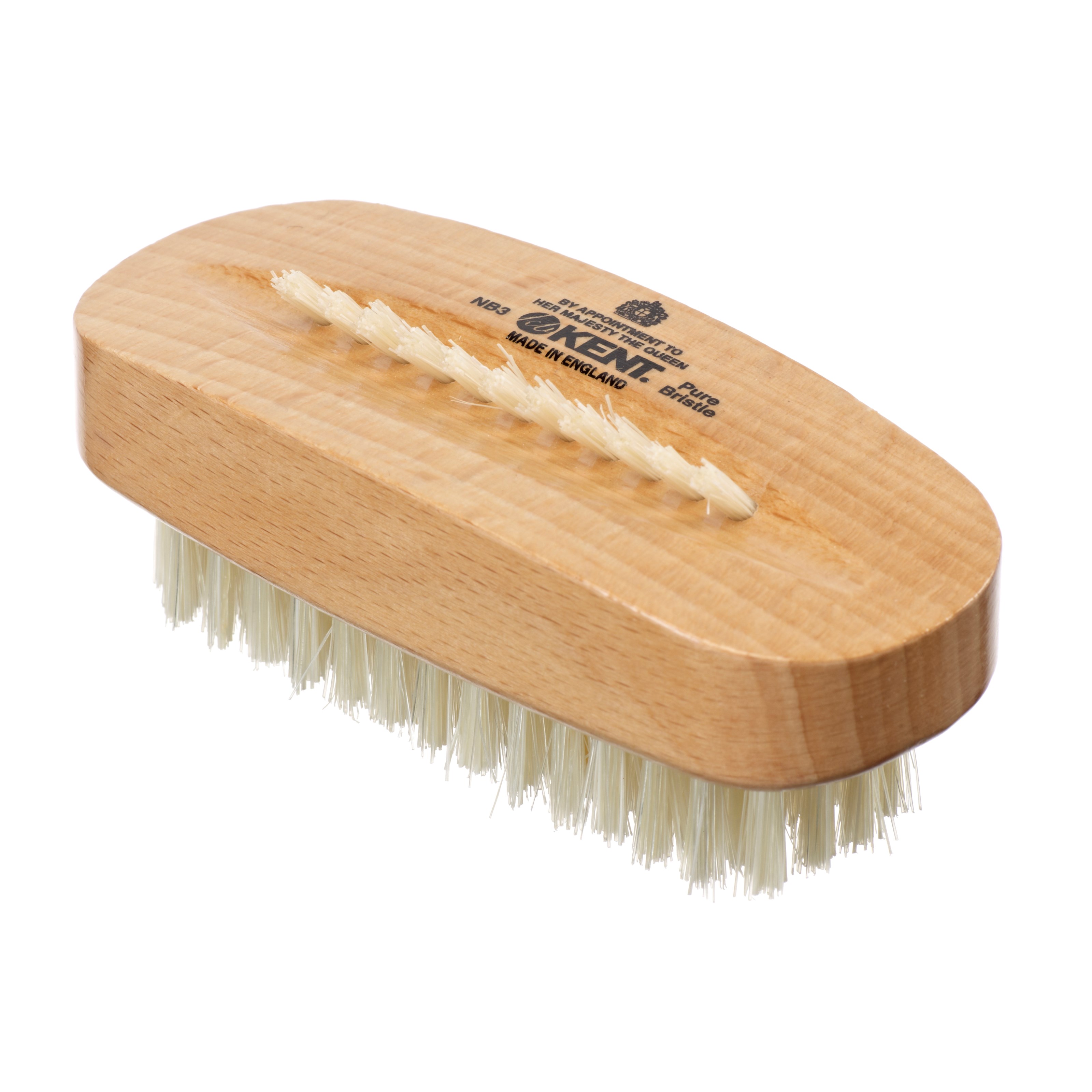Läs mer om Kent Brushes Beech Wood Nail Brush - Nagelborste