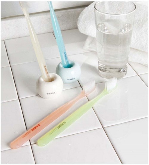 Kent Brushes Ceramic Stand Blue Mint