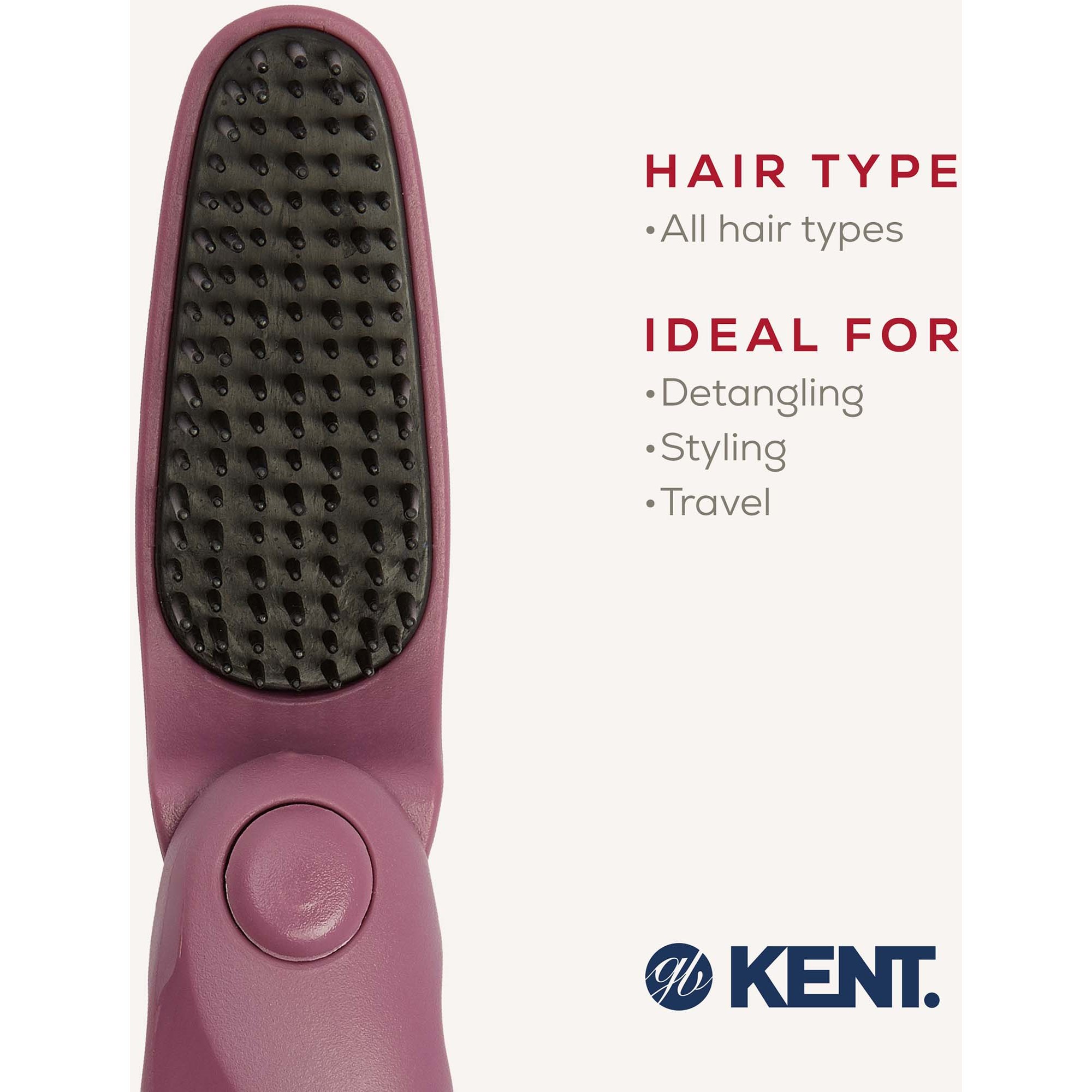 Kent Brushes Create Folding Hairbrush (zdjęcie 7)