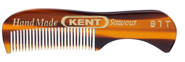 Kent Brushes Extra Small Hand made Mustash Beard Comb