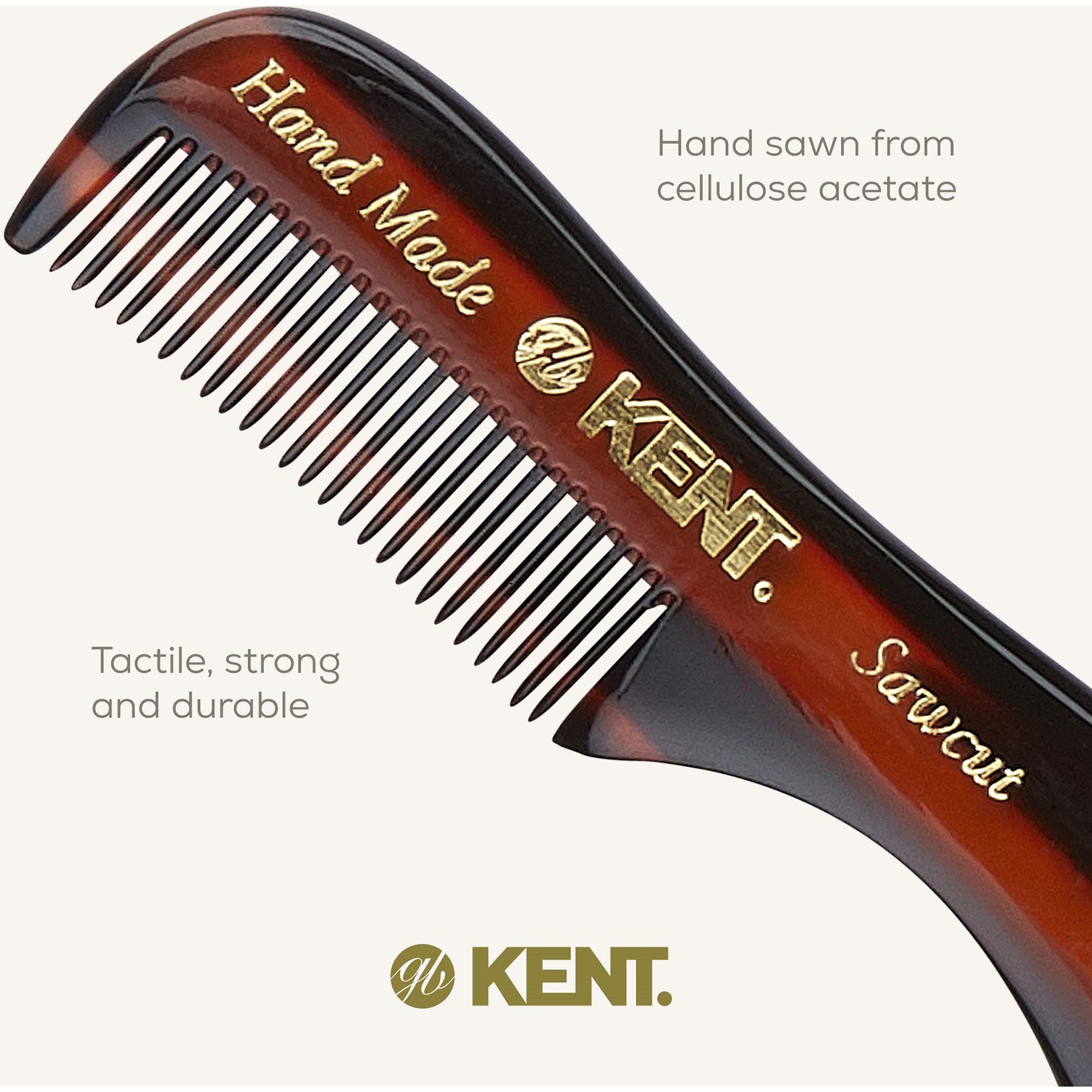 Kent Brushes Extra Small Handgjord Mustash Skäggkam (zdjęcie 5)