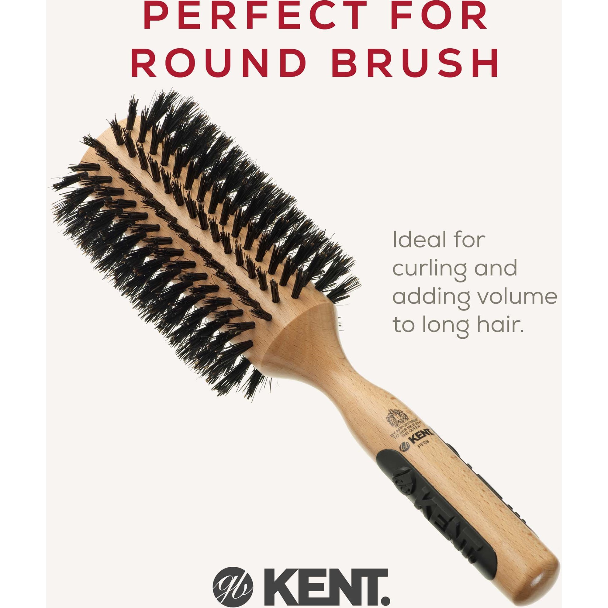 Kent Brushes Extra Stor Rundborste Svinborst (zdjęcie 3)