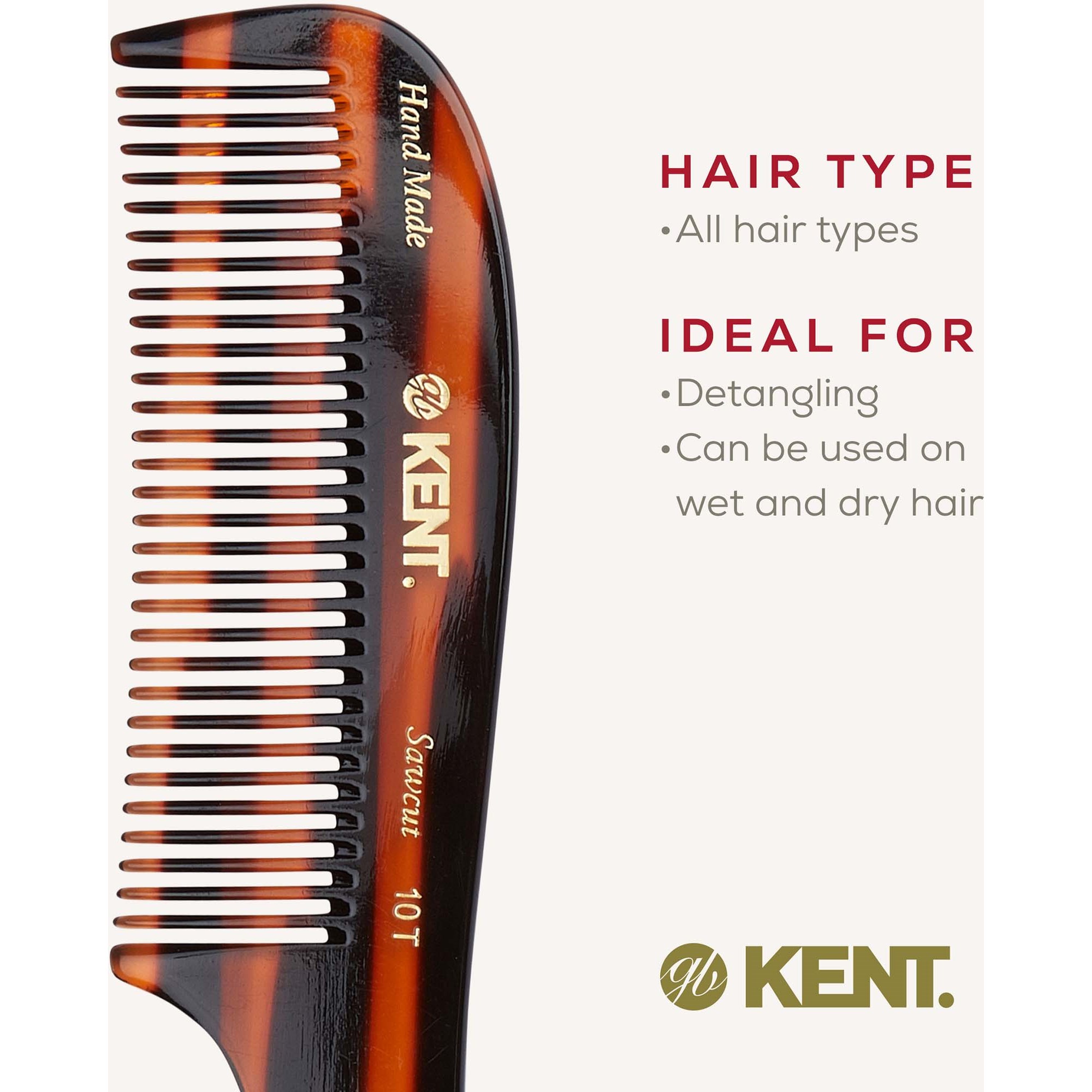 Kent Brushes Handmade Large Rake Comb (zdjęcie 6)