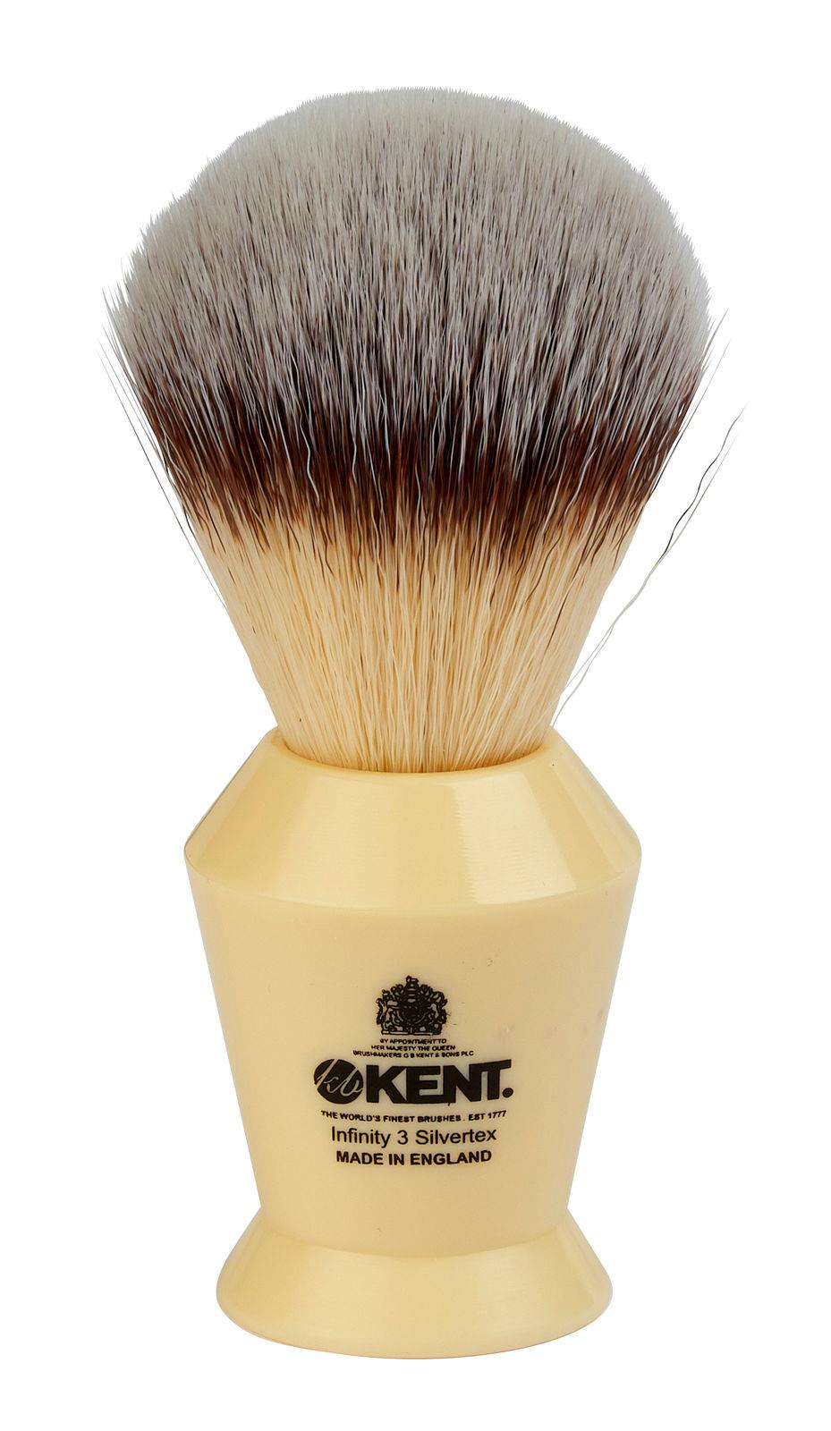 Kent Brushes Infinity Silvertex Synthetic Shaving Brush Ivory | lyko.com