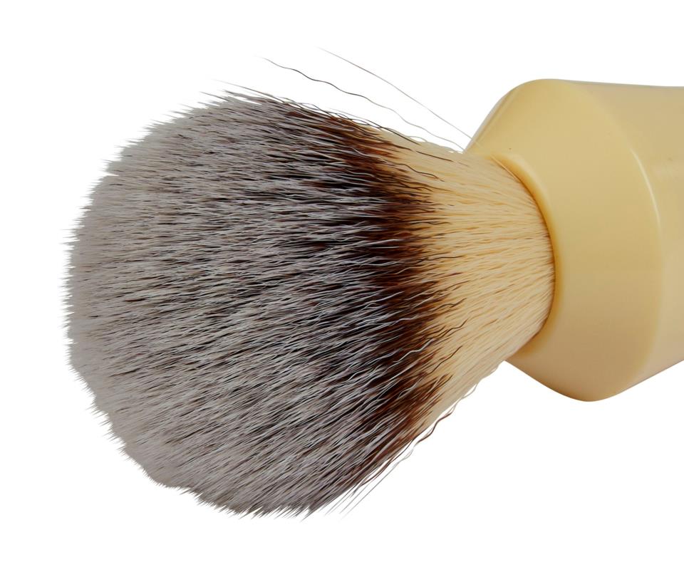 Kent Brushes Infinity Silvertex Synthetic Shaving Brush Ivory 