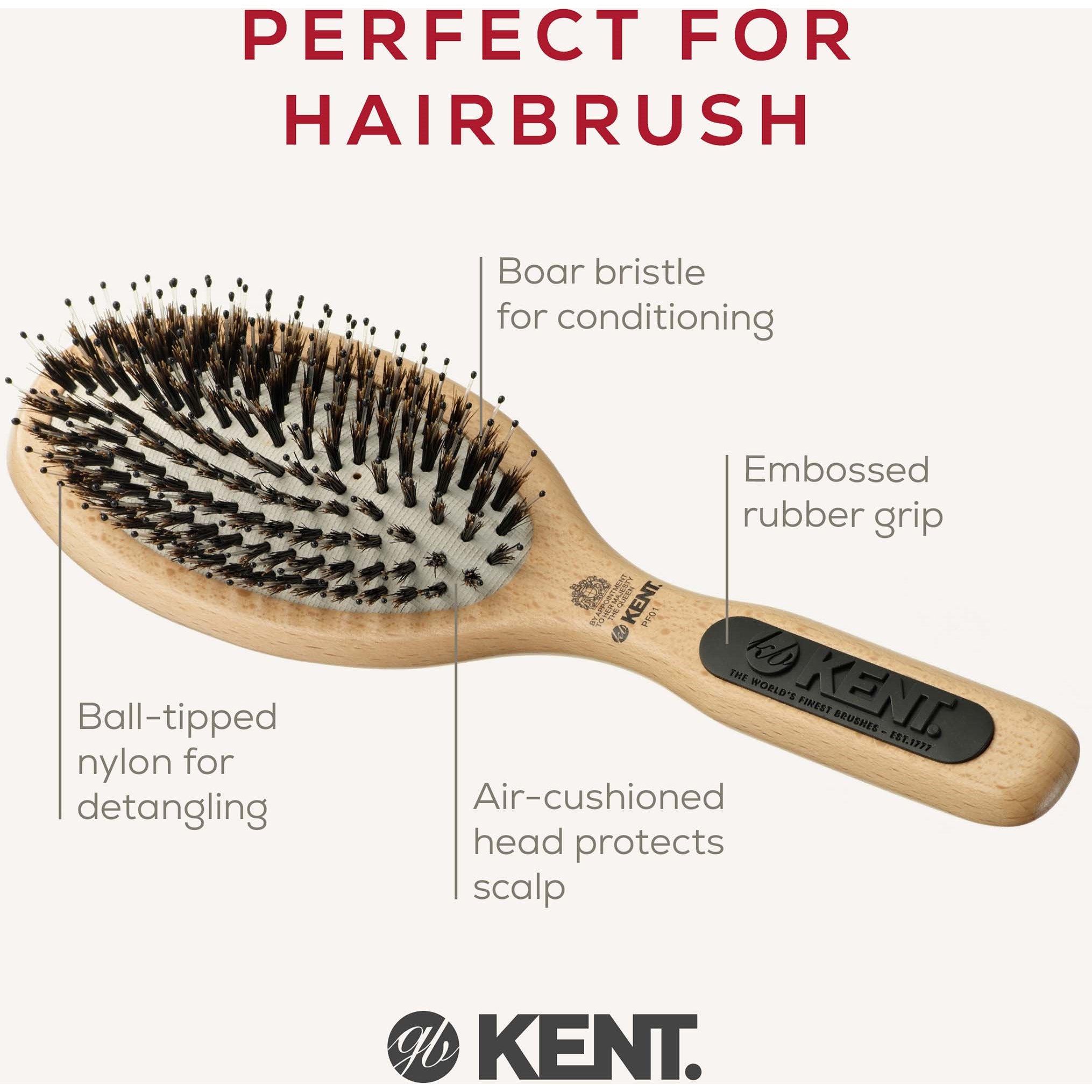 Kent Brushes Large Rubber Pad Brush (zdjęcie 4)