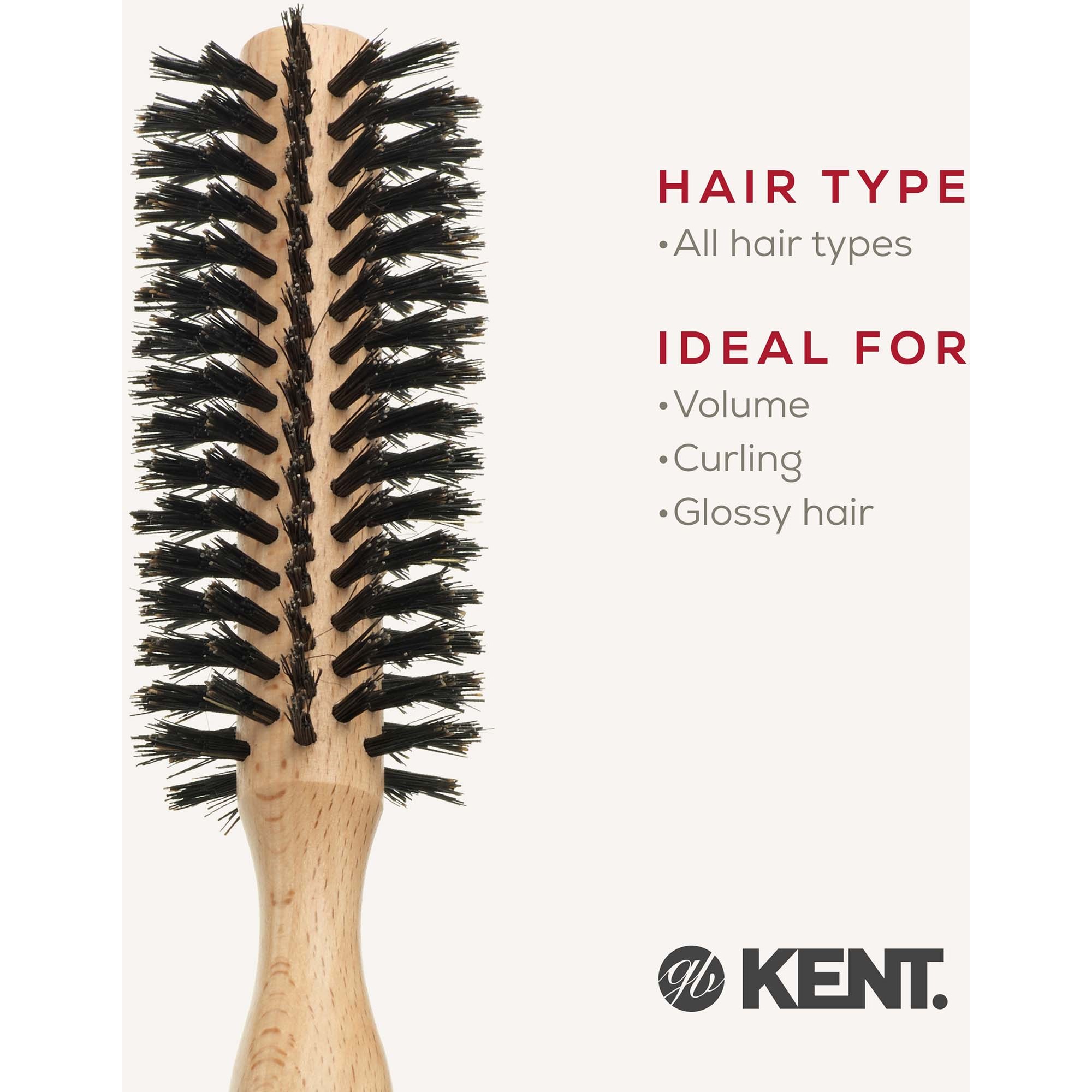 Kent Brushes Liten Rundborste Svinborst (zdjęcie 6)