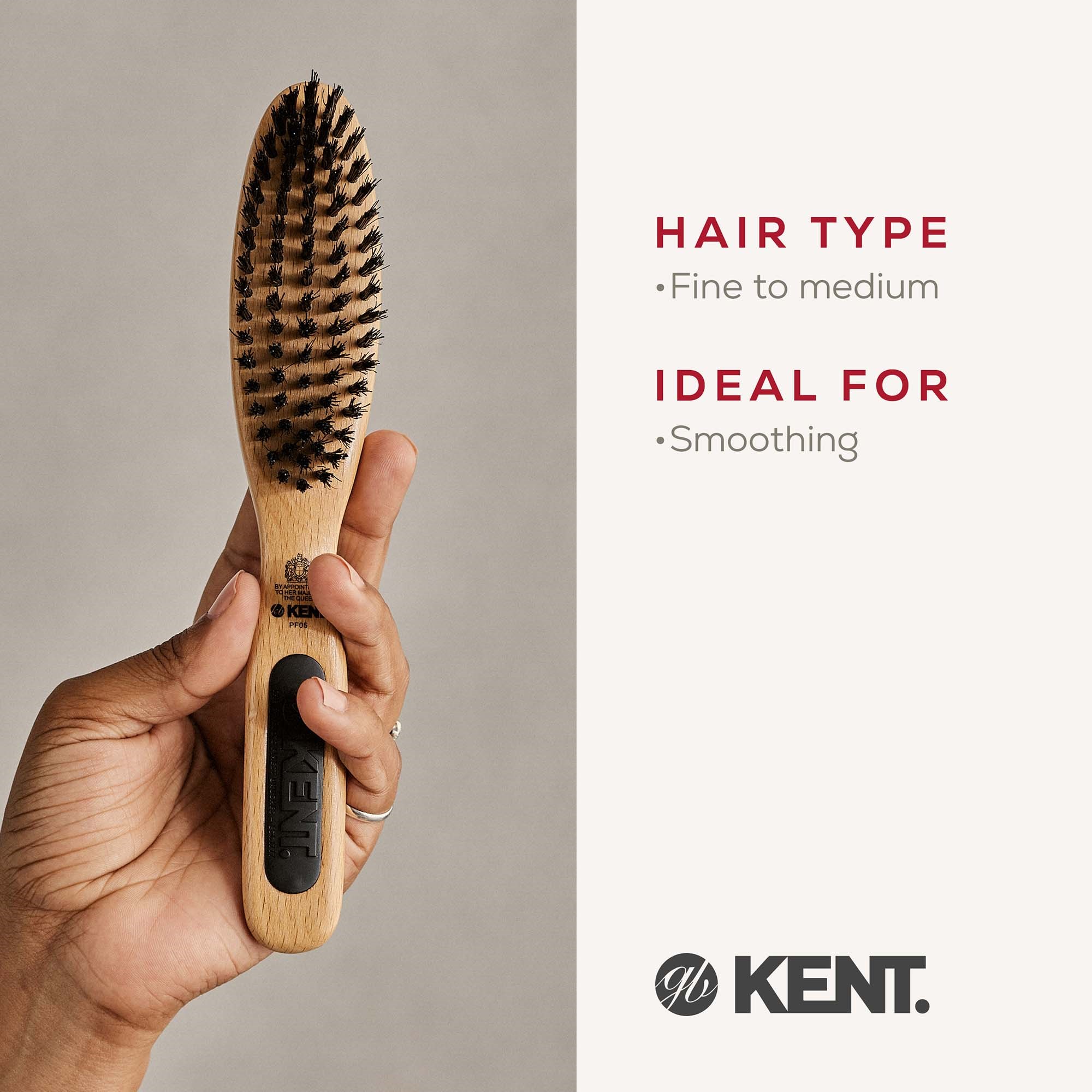 Kent Brushes Narrow Grooming Brush (zdjęcie 7)