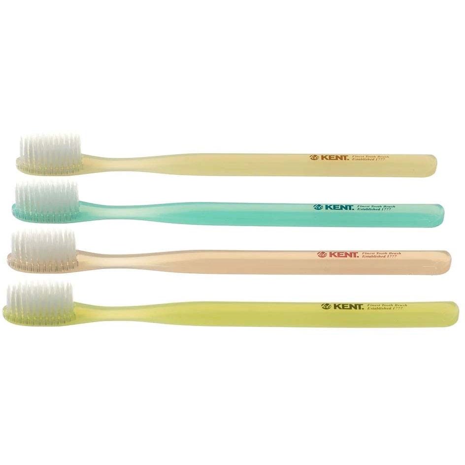 Läs mer om Kent Brushes Original Toothbrushes 4 Colors - 6 pcs