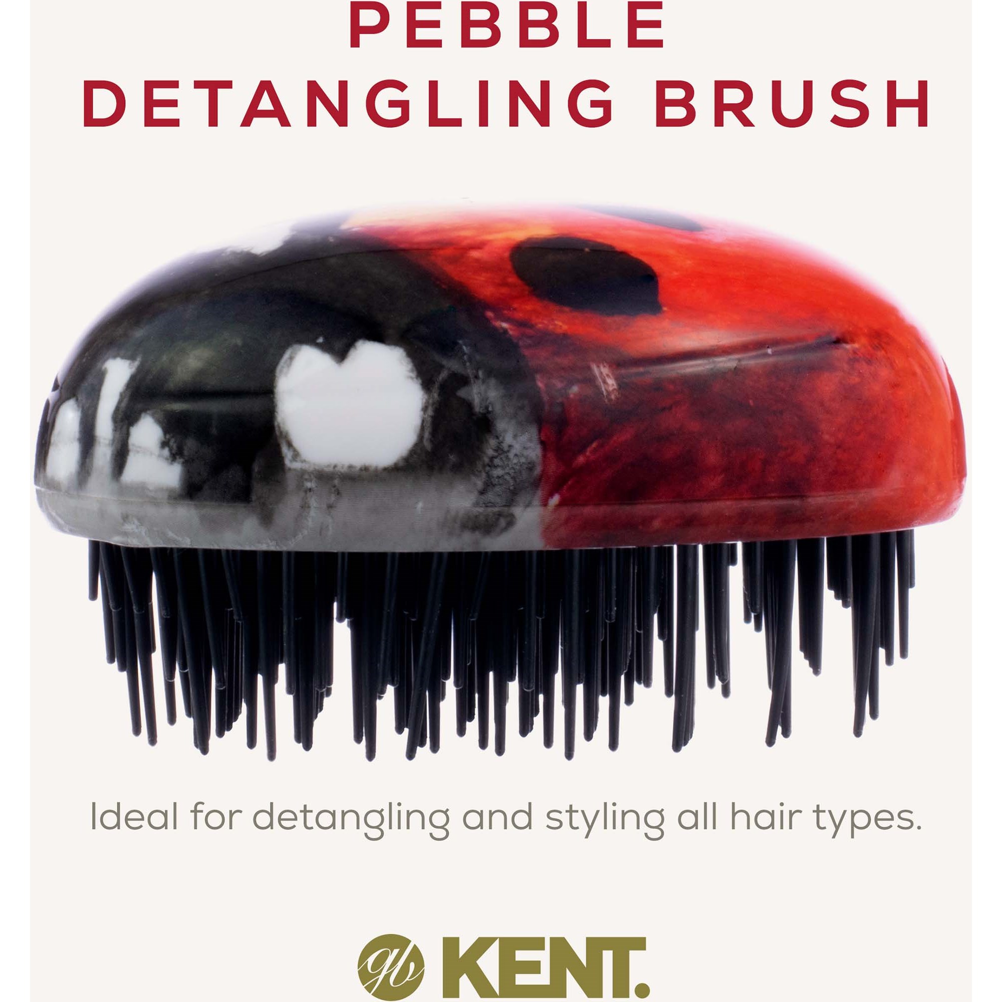 Kent Brushes Pebble Brush Bug - Utredningsborste travel size (zdjęcie 3)