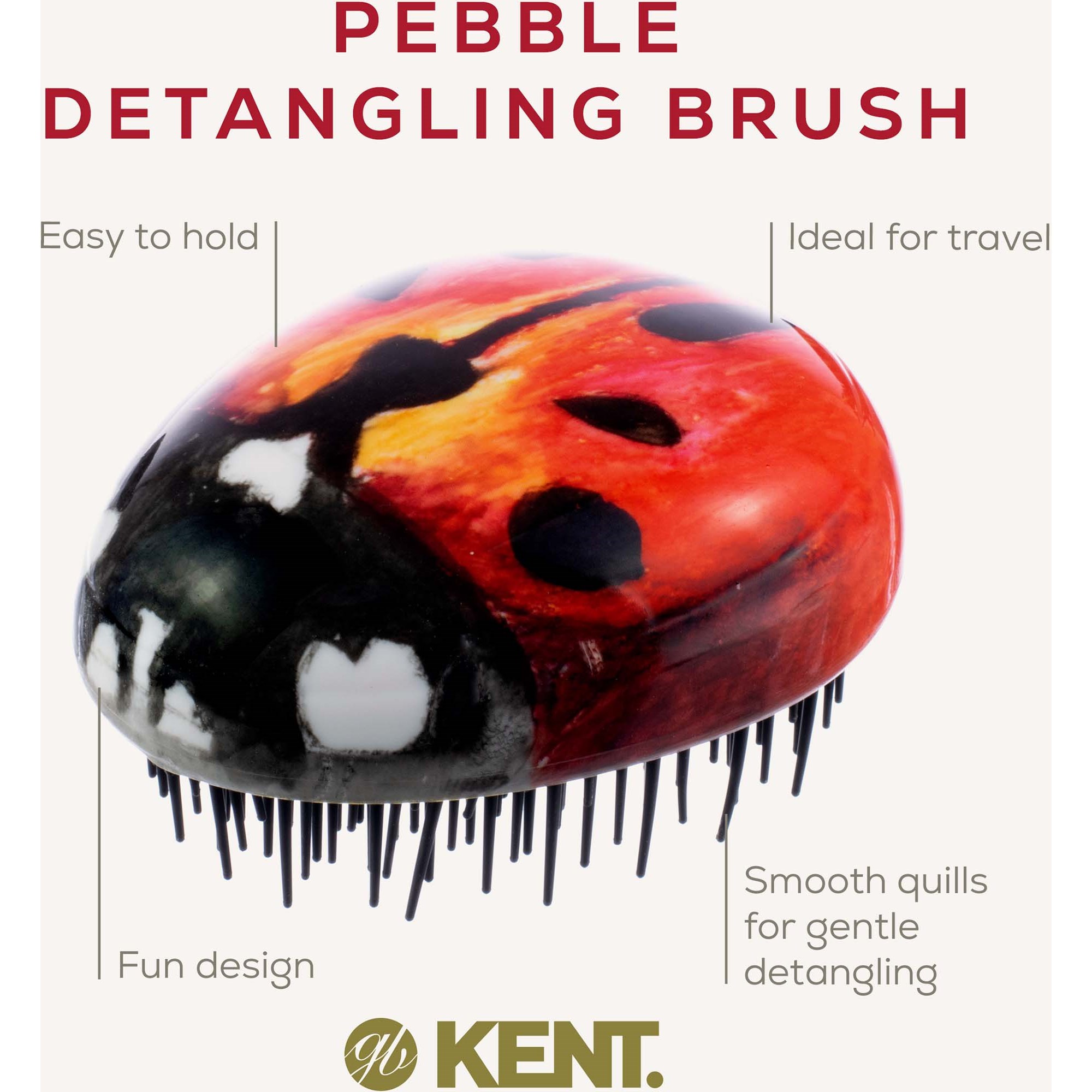 Kent Brushes Pebble Brush Bug - Utredningsborste travel size (zdjęcie 4)