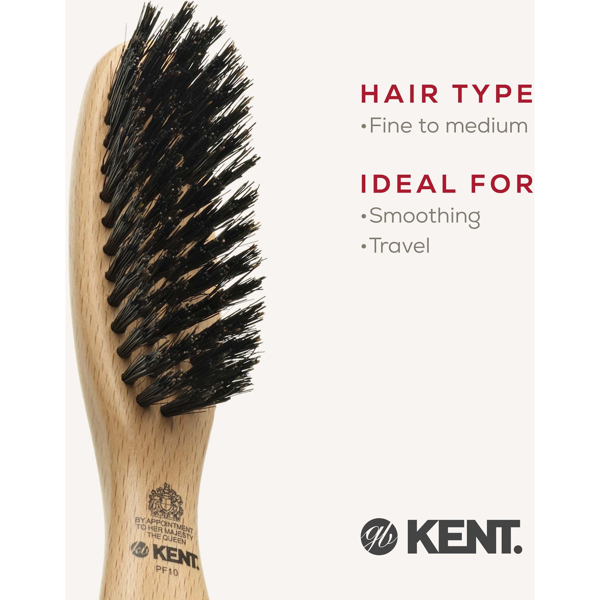 Kent Brushes Small Grooming Brush Svinborst (zdjęcie 6)