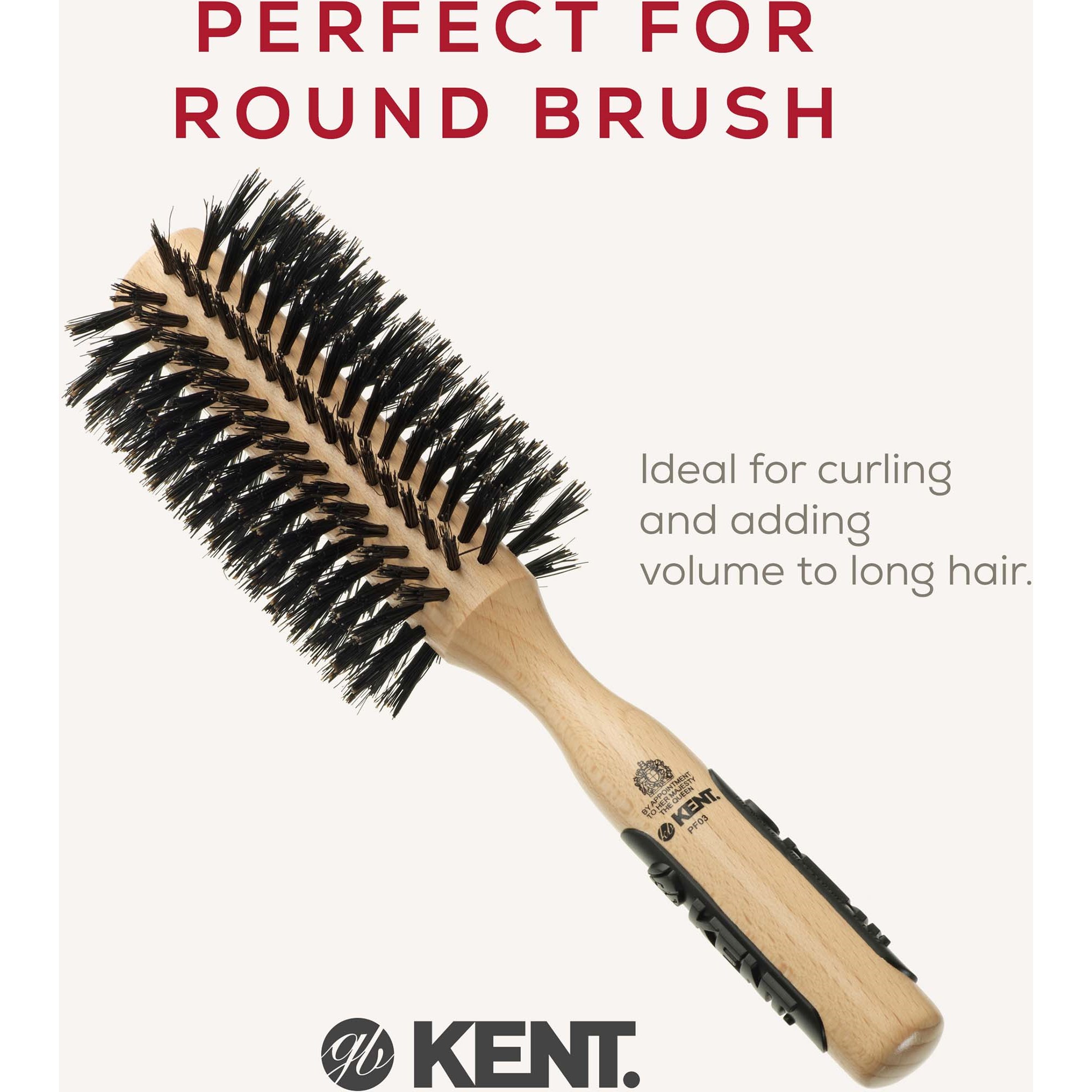 Kent Brushes Stor Rundborste Svinborst (zdjęcie 3)