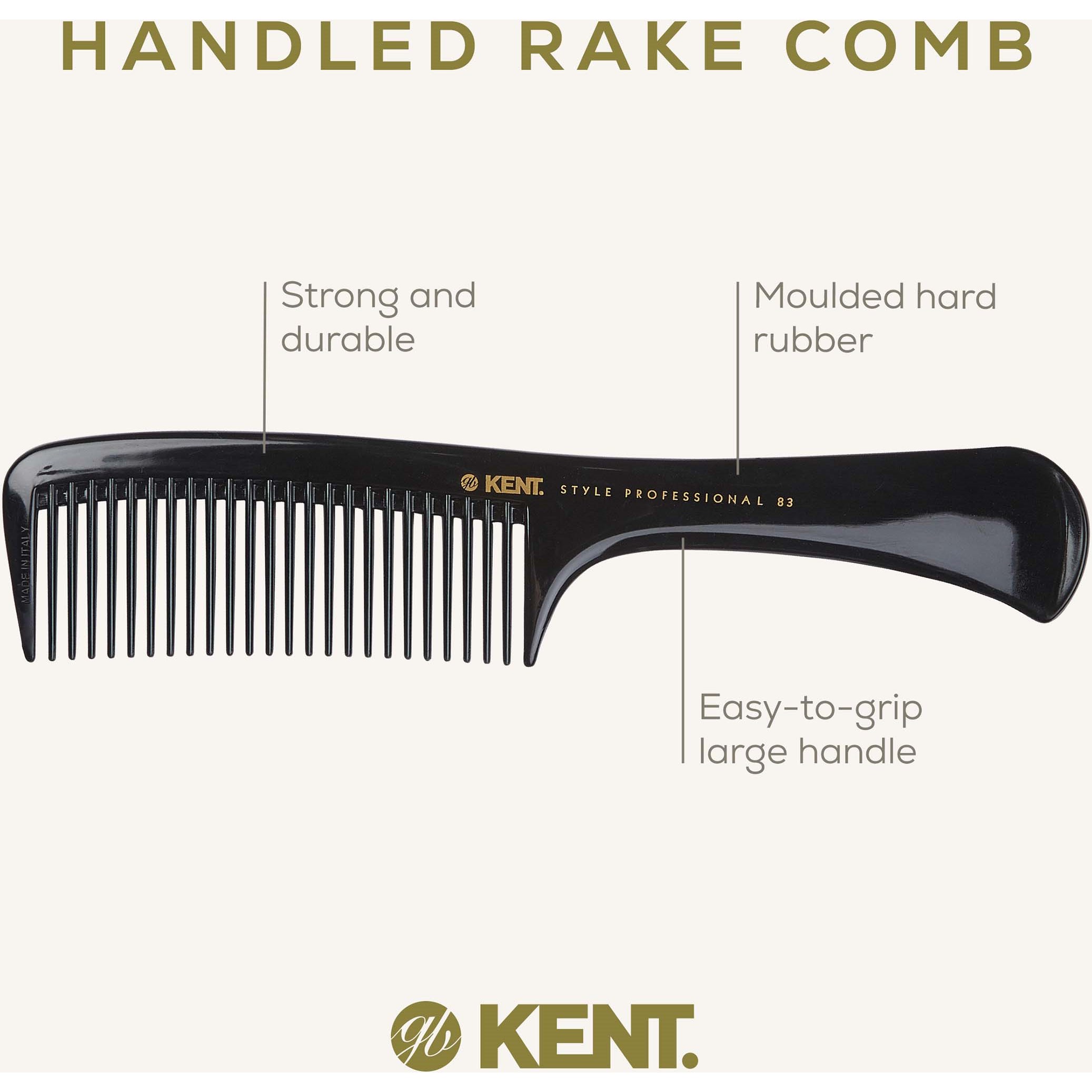 Kent Brushes Style Professional Rake Comb Frisörkam (zdjęcie 4)