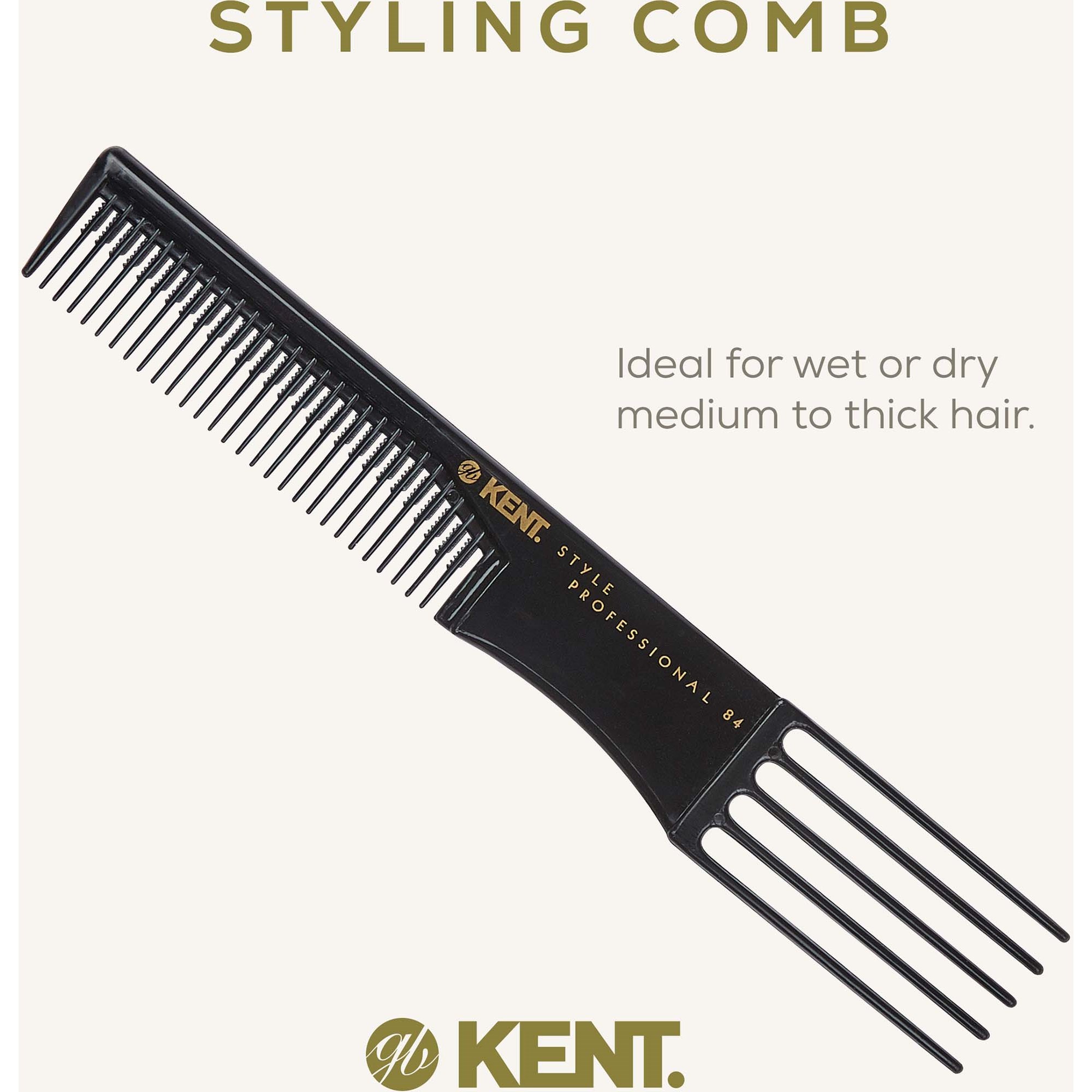 Kent Brushes Style Professional Styling and Lifting Comb (zdjęcie 3)