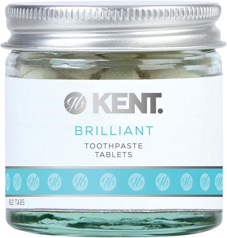 Toothpaste Ref Kent Brushes Kent Oral Care BRILLIANT 62 Toothpaste Tablets Jar | lyko.com