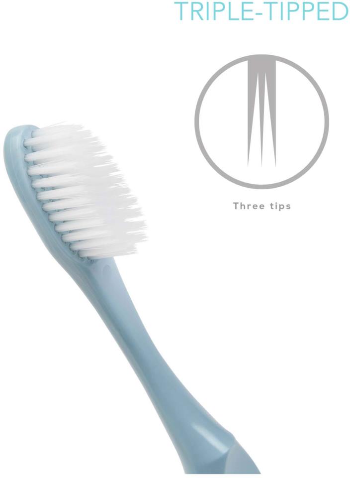 Kent Oral Care SMILE Super Soft Silver Infused Toothbrush Blue
