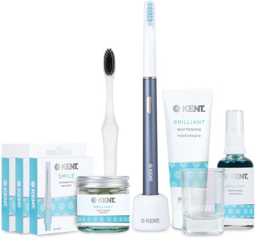 Kent Brushes Kent Oral Care SONIK Electric Toothbrush Starter Kit in Graphite