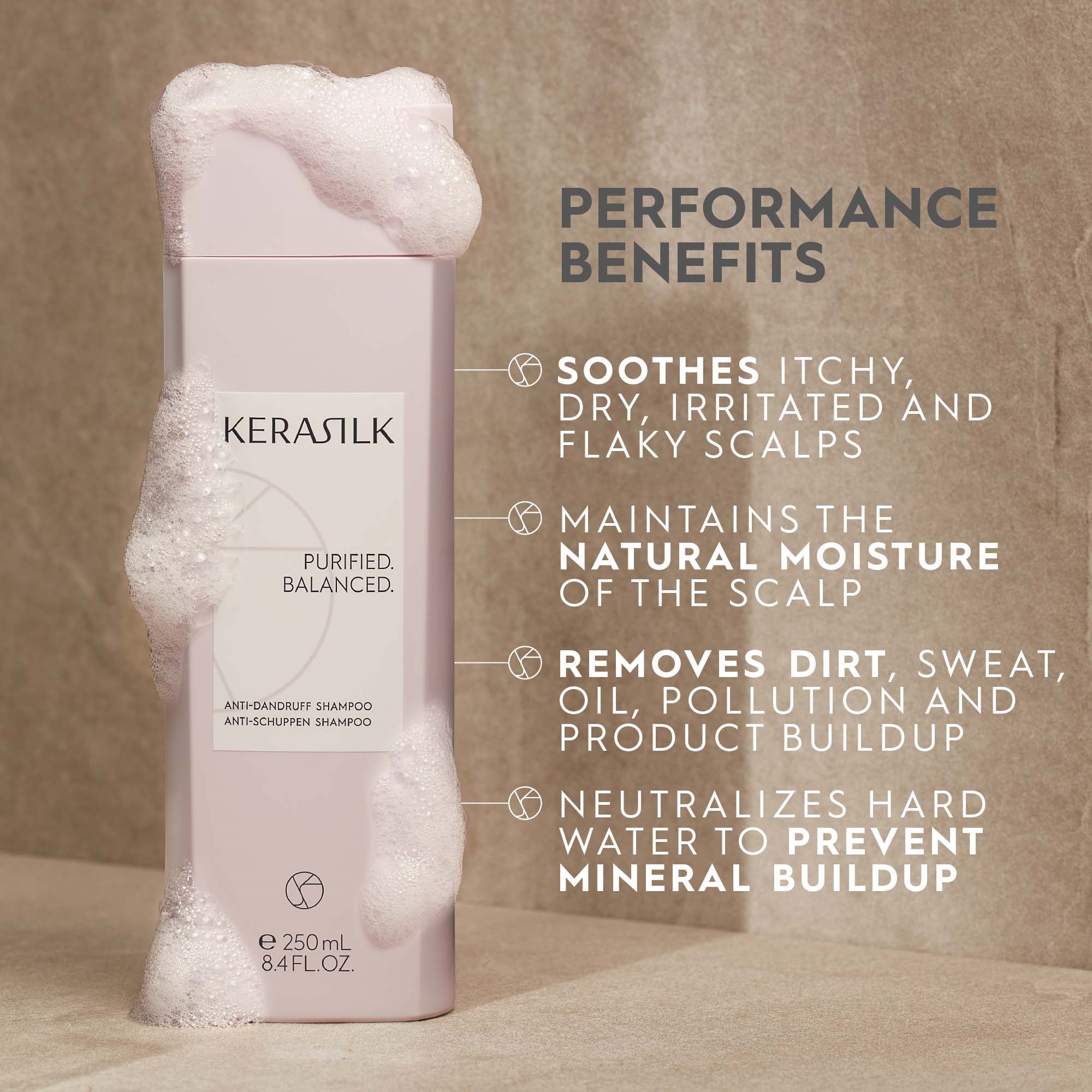 Kerasilk ESSENTIALS Anti-Dandruff Shampoo 250 ml - Szampon 250 ml (obrázok 11)