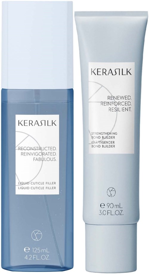 Kerasilk Bond Repair Bundle Liquid Cuticle Filler 125 ml & Strengthening Bond Builder 90 ml