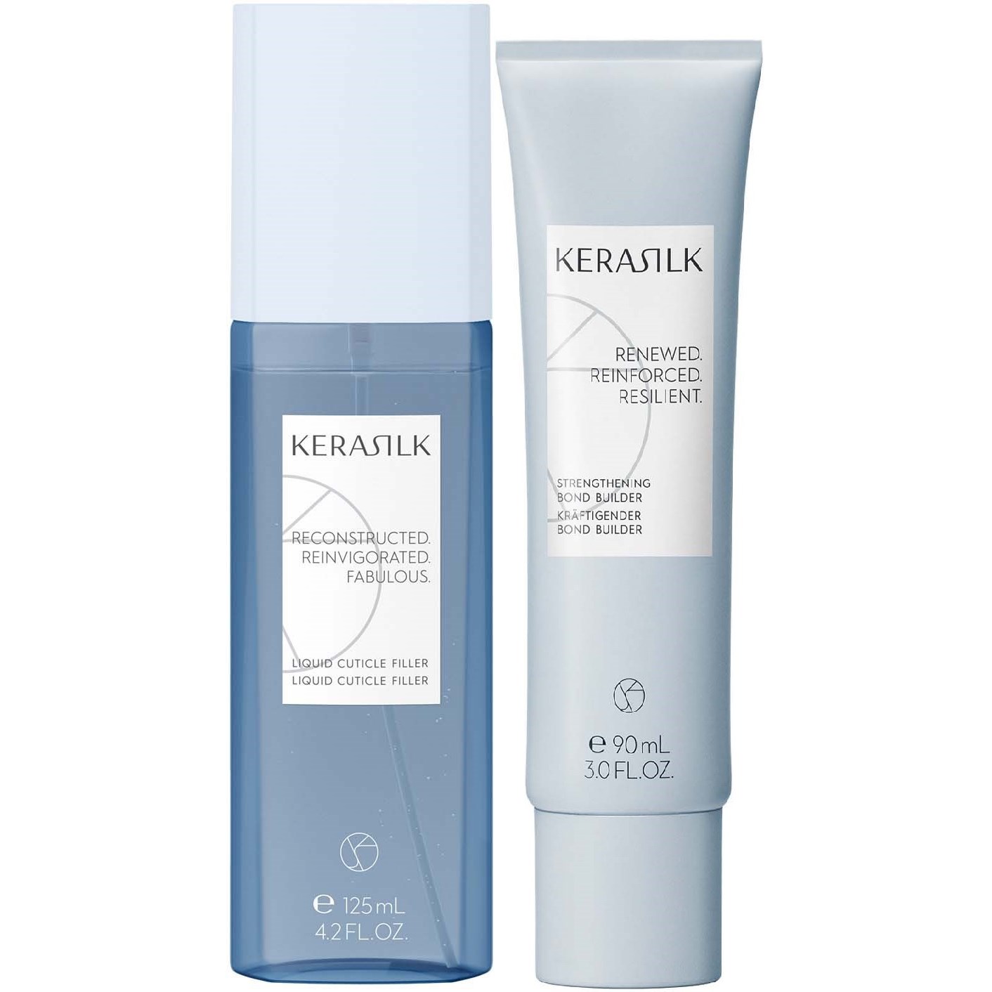 Kerasilk Bond Repair Bundle Liquid Cuticle Filler 125 ml & Streng
