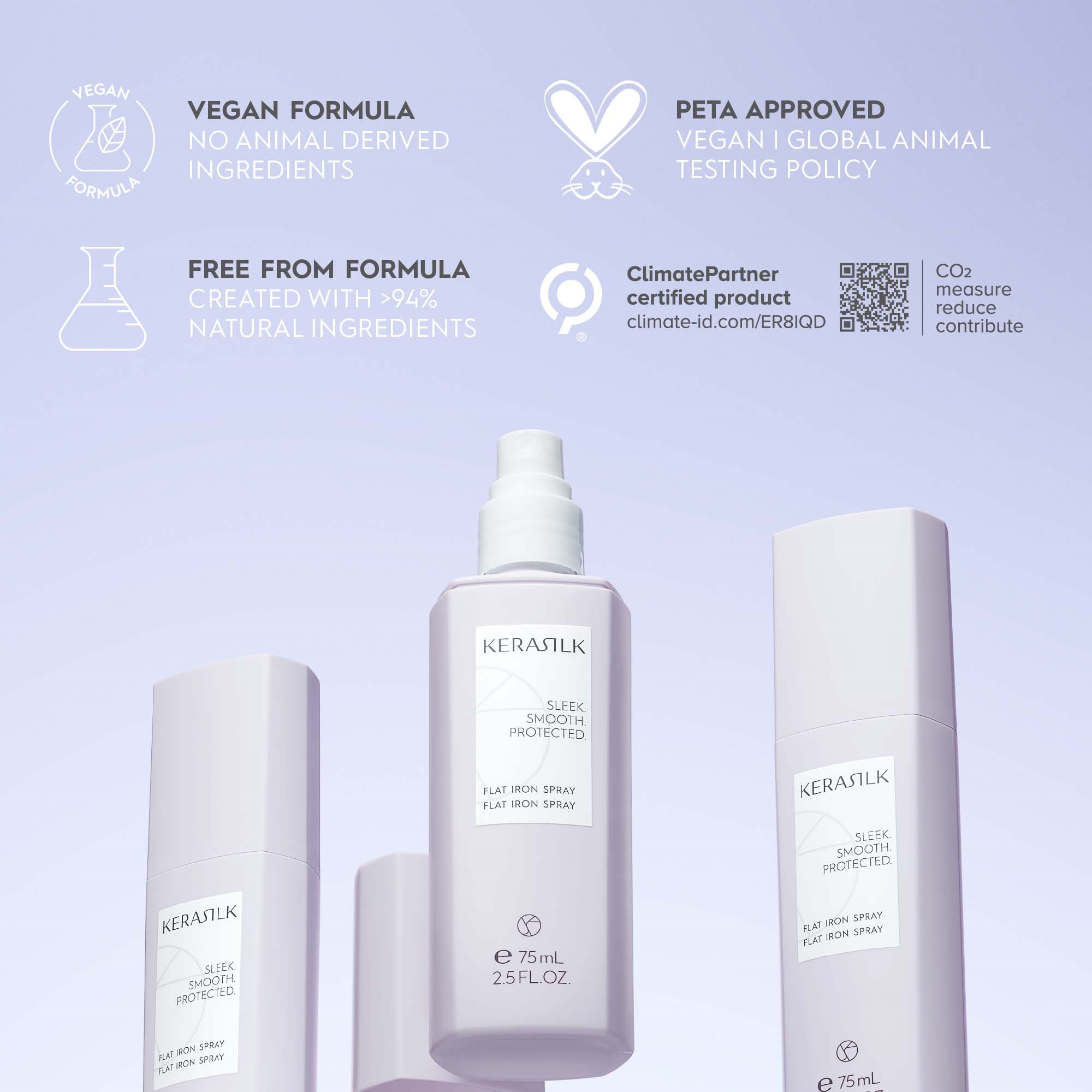 Kerasilk STYLING Flat Iron Spray 75 ml - Spray termoochronny 75 ml (obrázok 3)