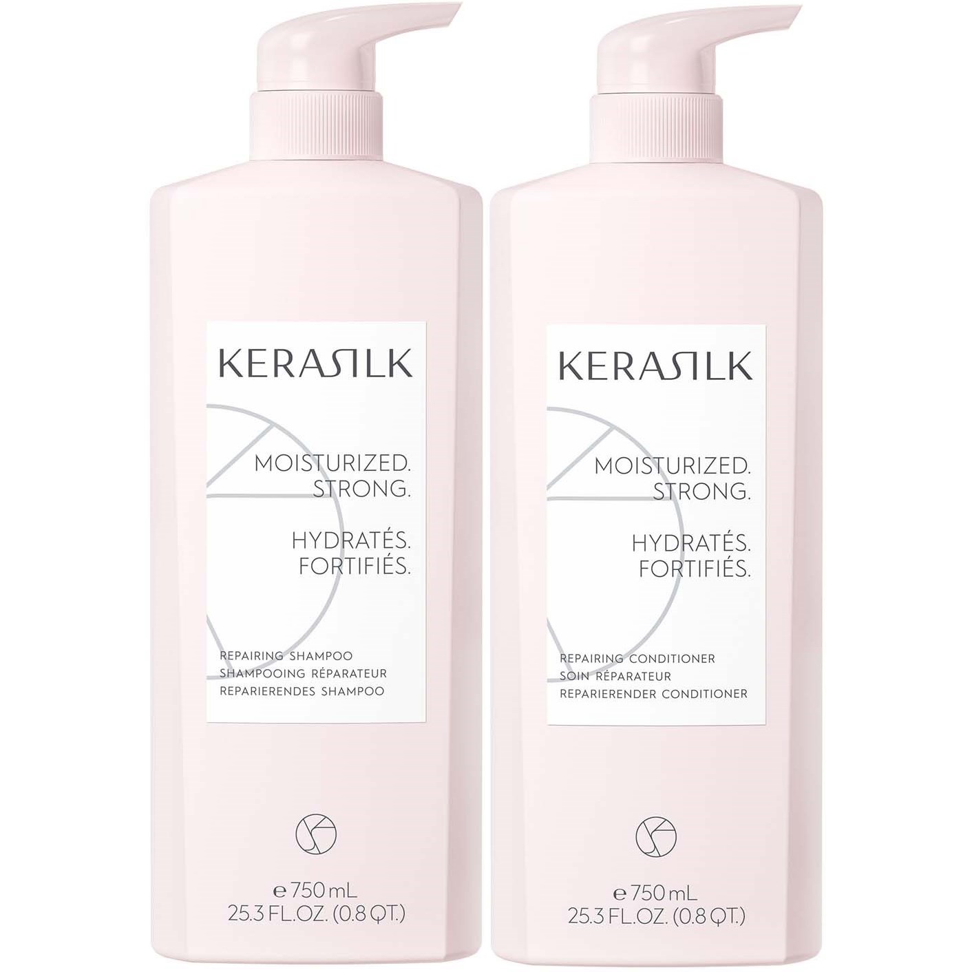 Kerasilk Repairing Bundle Shampoo 750 ml & Conditioner 750 ml