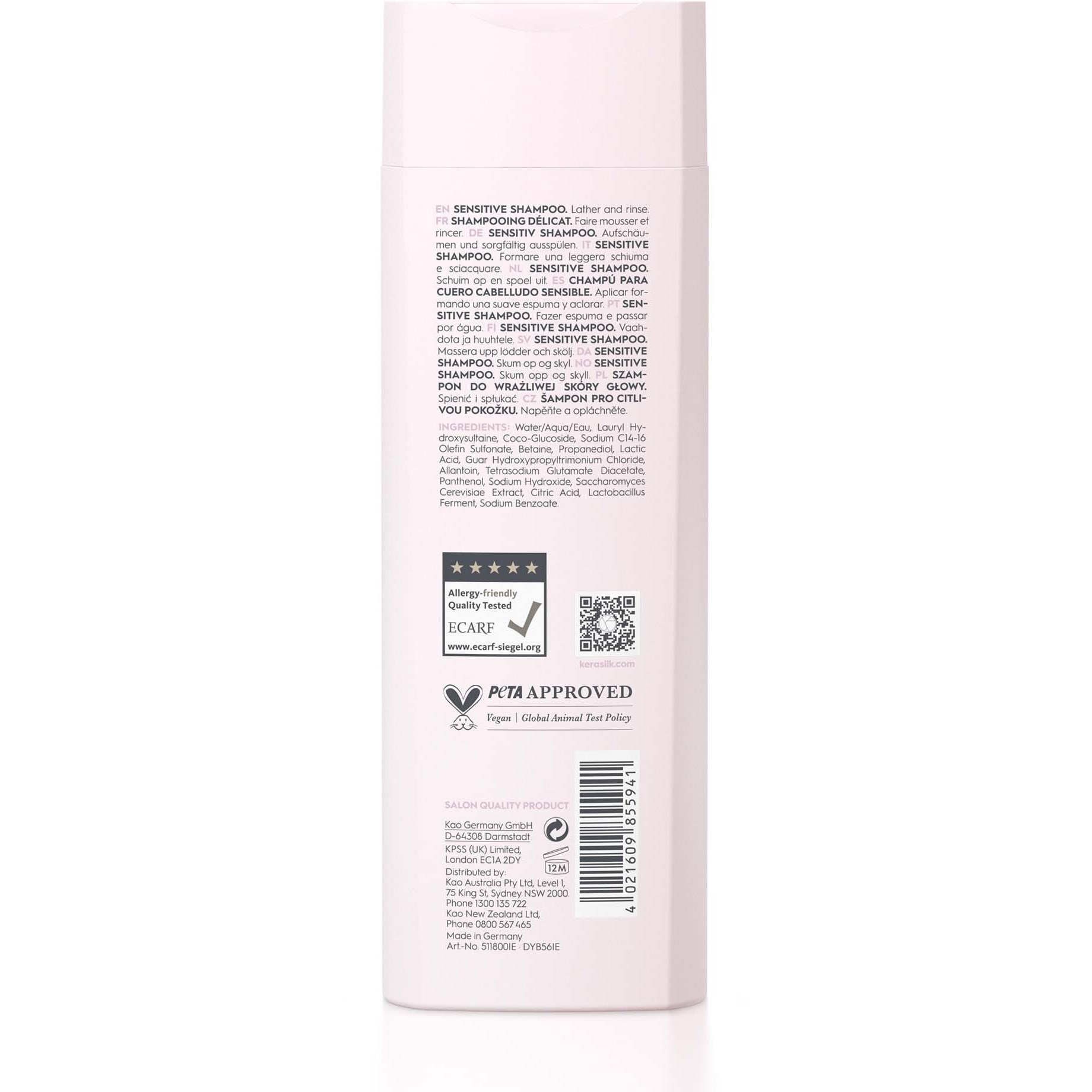 Kerasilk ESSENTIALS Sensitive Shampoo 250 ml (obrázok 3)