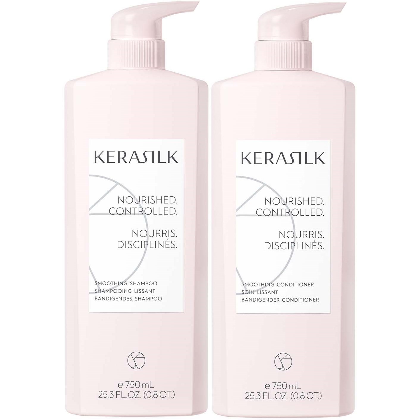 Kerasilk Smoothing Bundle Shampoo 750 ml & Conditioner 750 ml