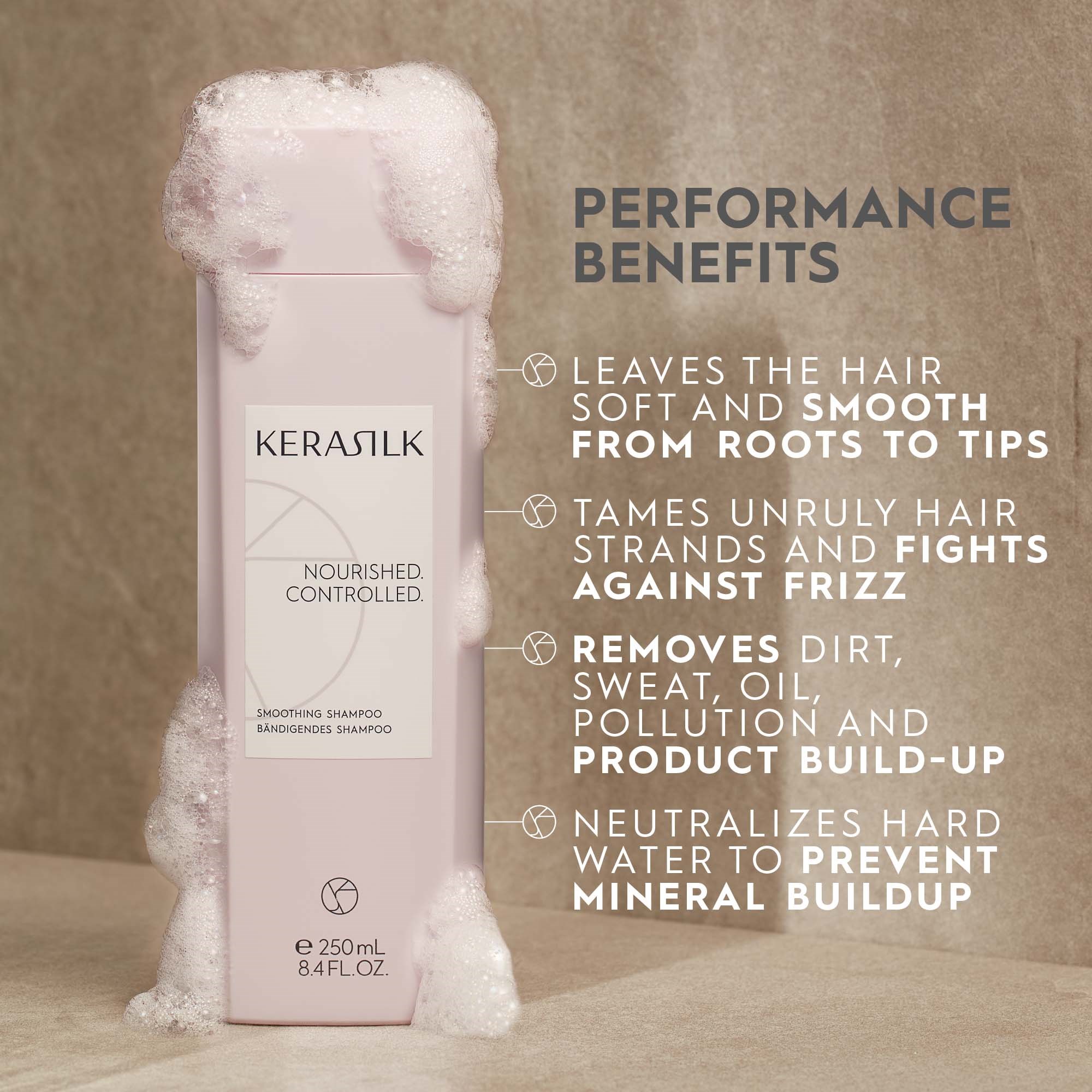 Kerasilk ESSENTIALS Smoothing Shampoo 250 ml - Szampon 250 ml (obrázok 9)