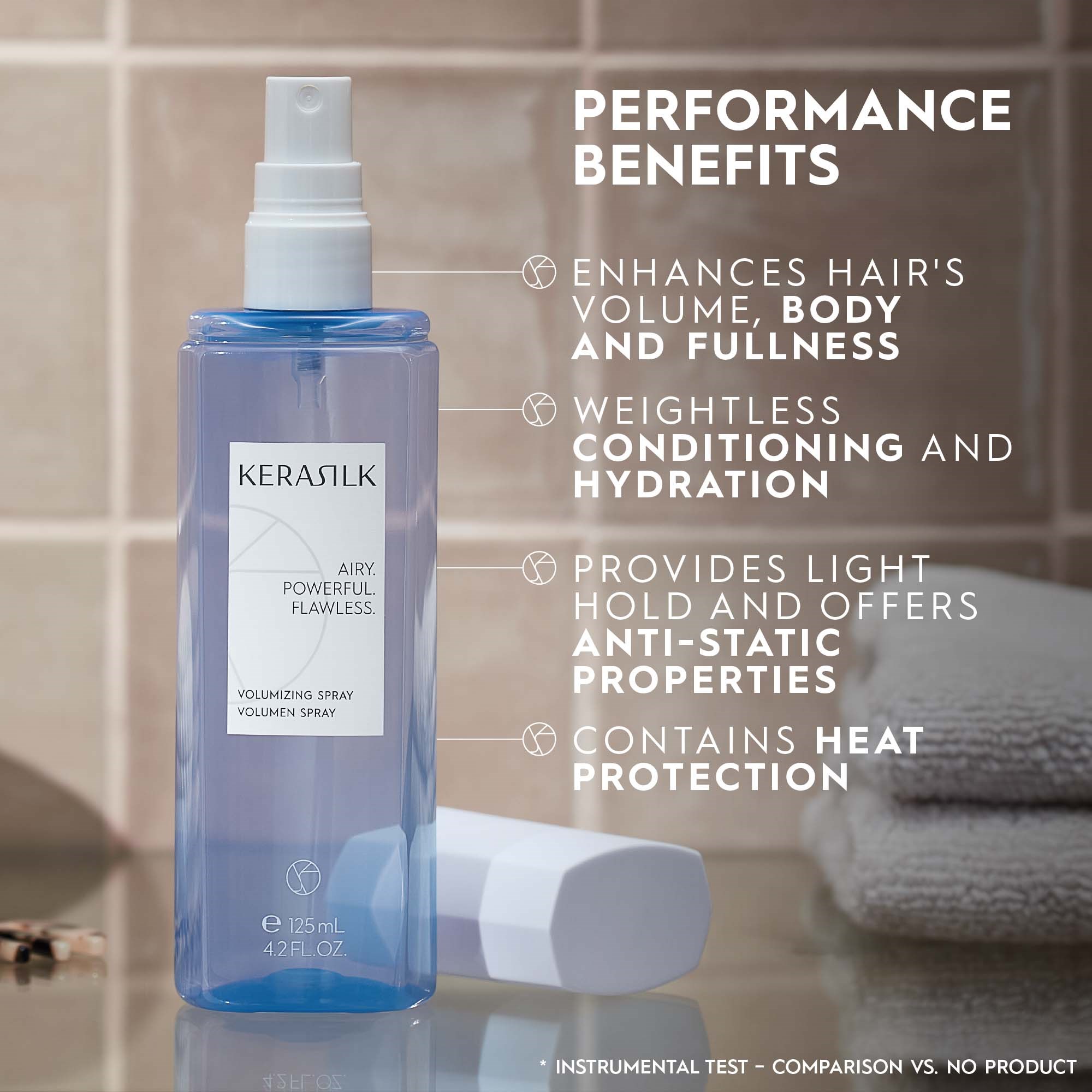 Kerasilk SPECIALISTS Volumizing Spray 125 ml - Spray do stylizacji wł (obrázok 6)