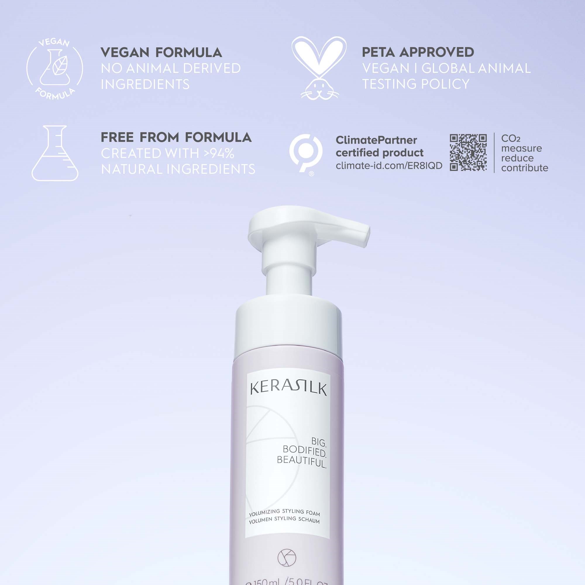 Kerasilk STYLING Volumizing Styling Foam 150 ml - Pianka do włosów 150 (obrázok 4)