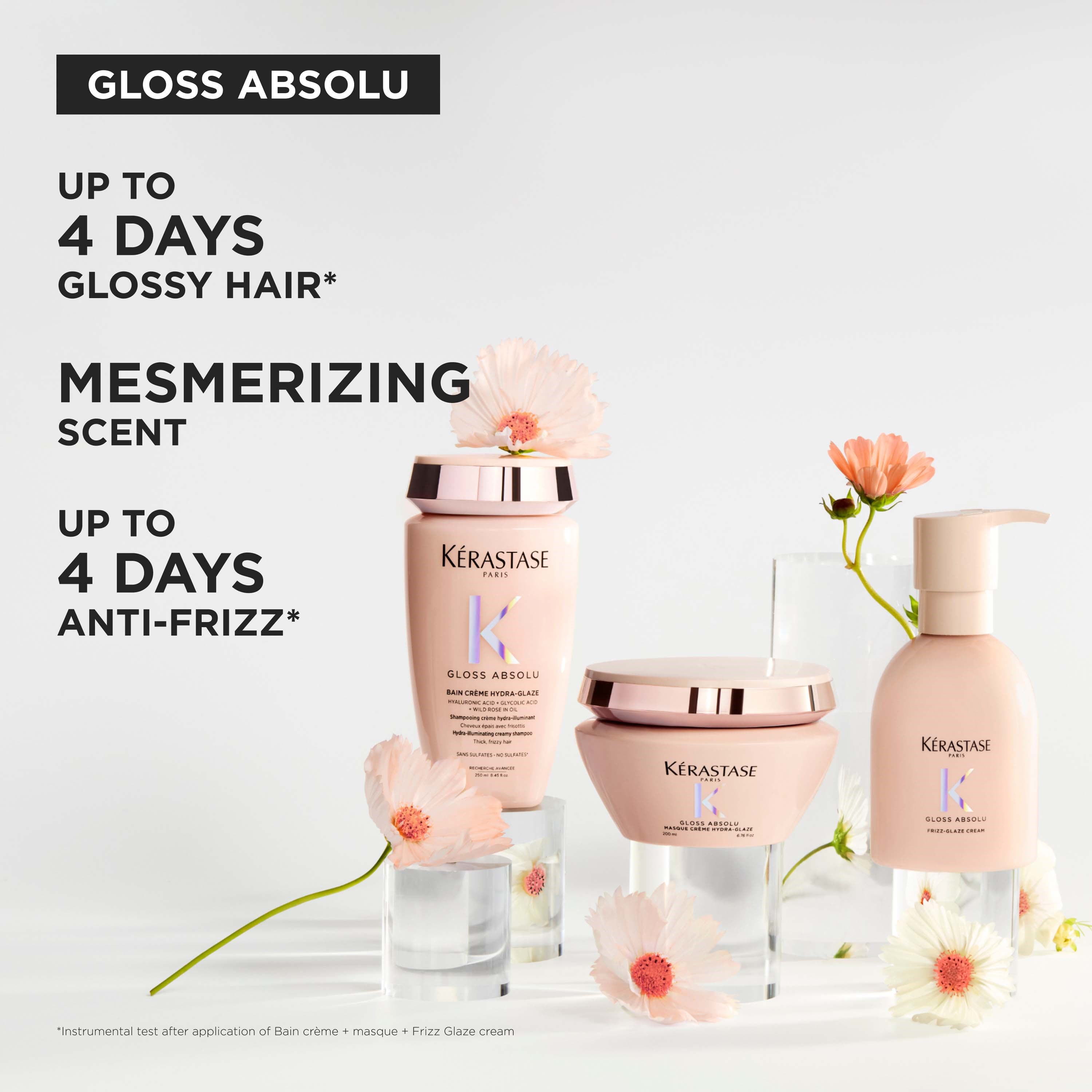 Kérastase Gloss Absolu Bain Crème Hydra-Glaze Shampoo 250 ml (obrázok 6)