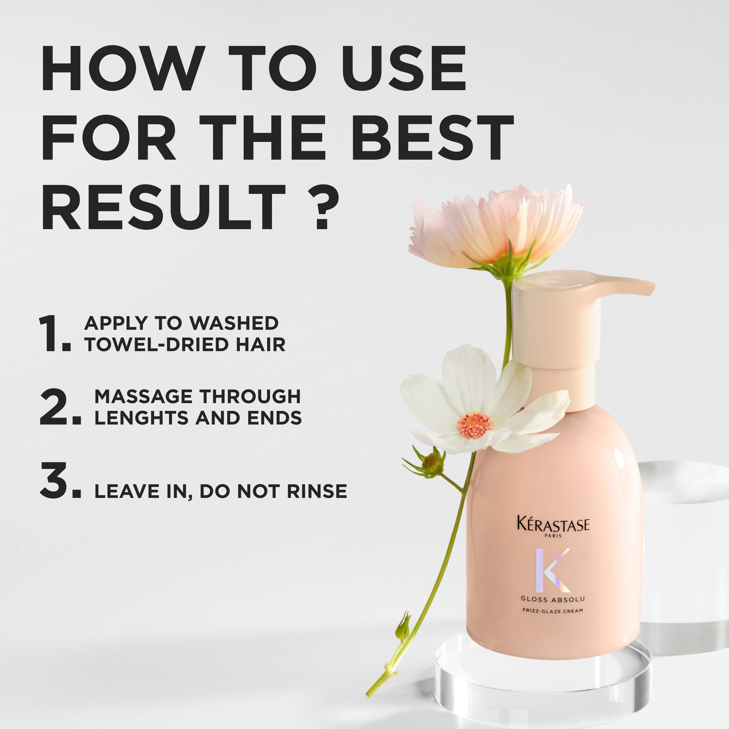 Kérastase Gloss Absolu Frizz-Glaze Cream 240 ml (obrázok 6)