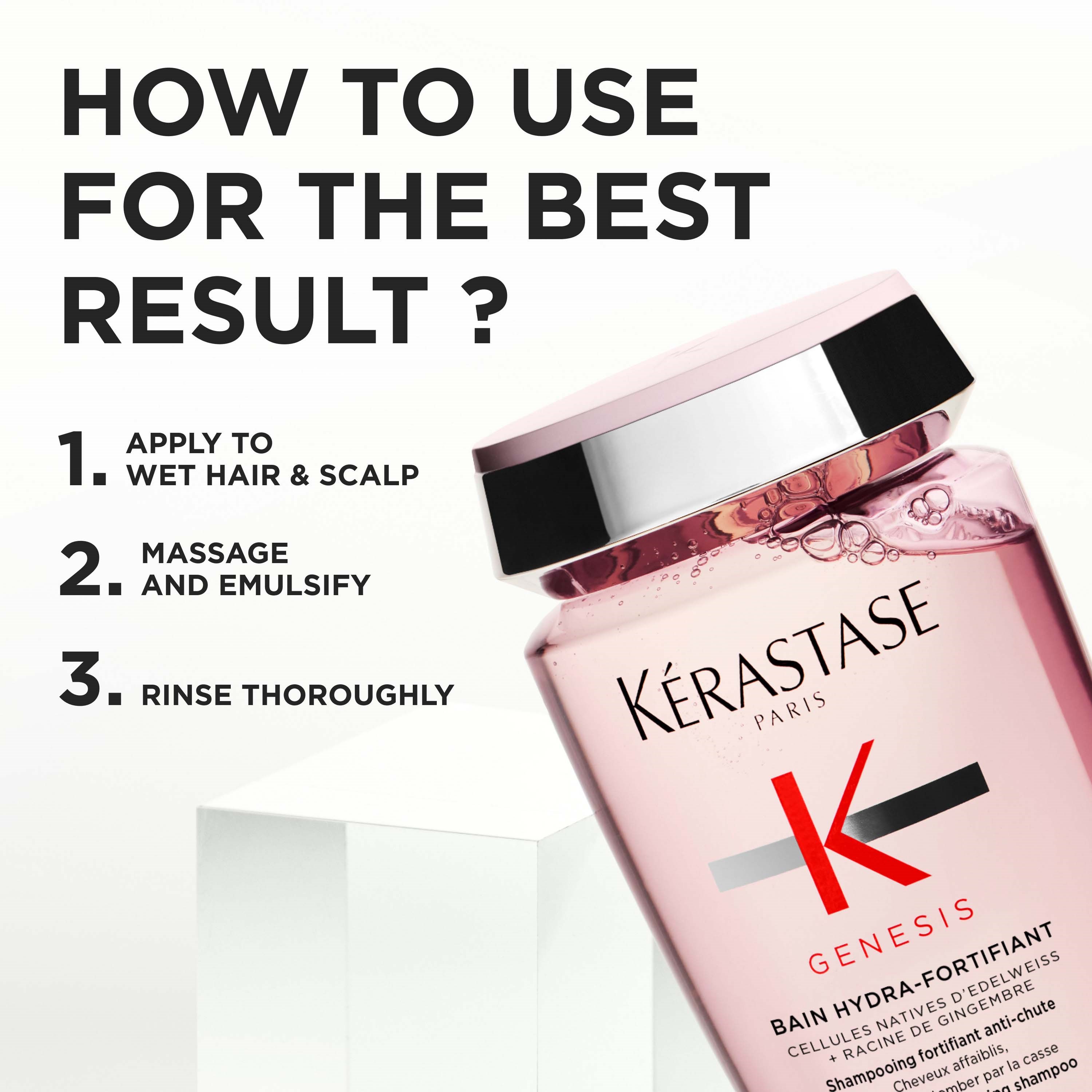 Kérastase Genesis Bain Hydra Fortifiant Shampoo 250 ml (obrázok 5)