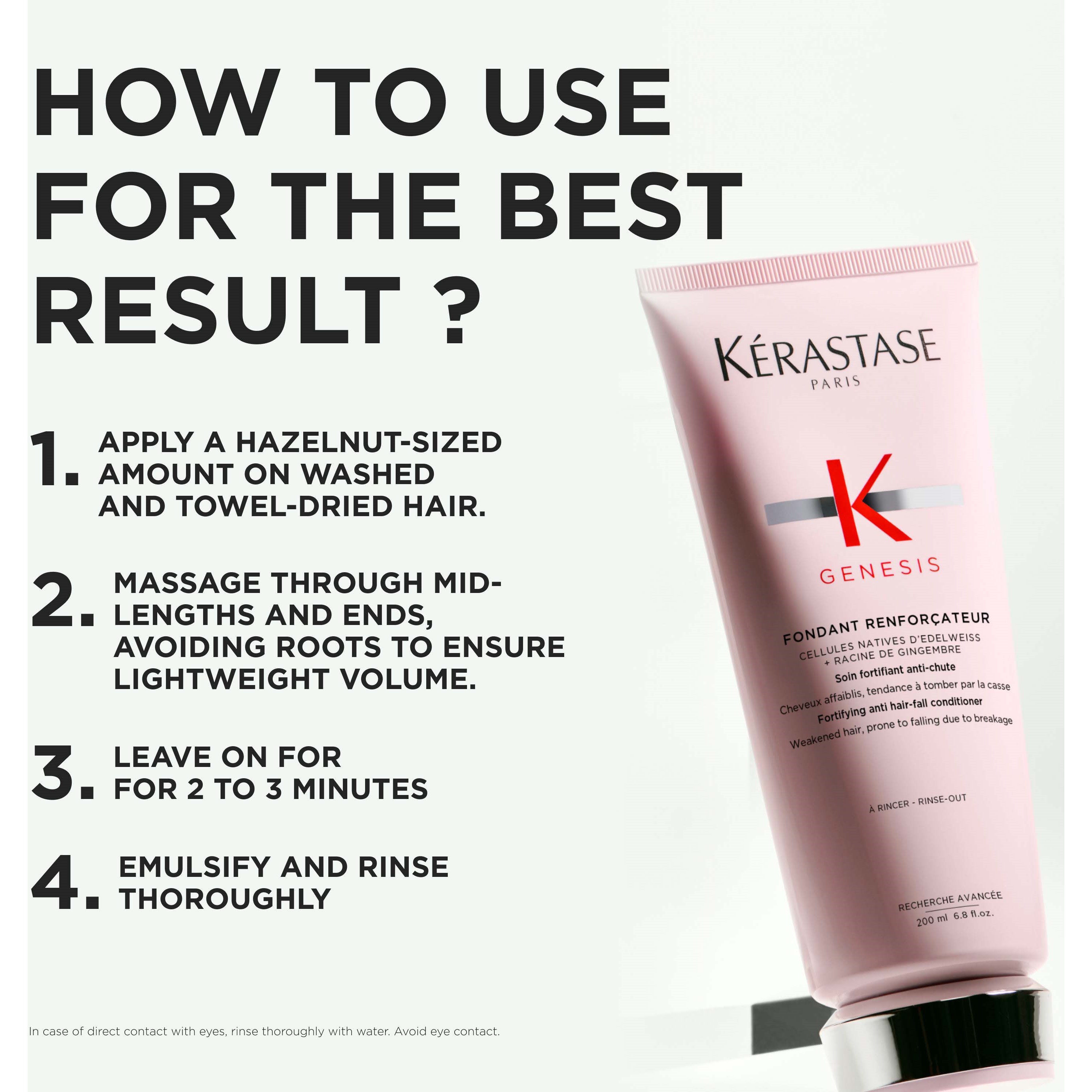 Kérastase Genesis Fondant Renforcateur Odżywka do włosów 200 ml (obrázok 5)