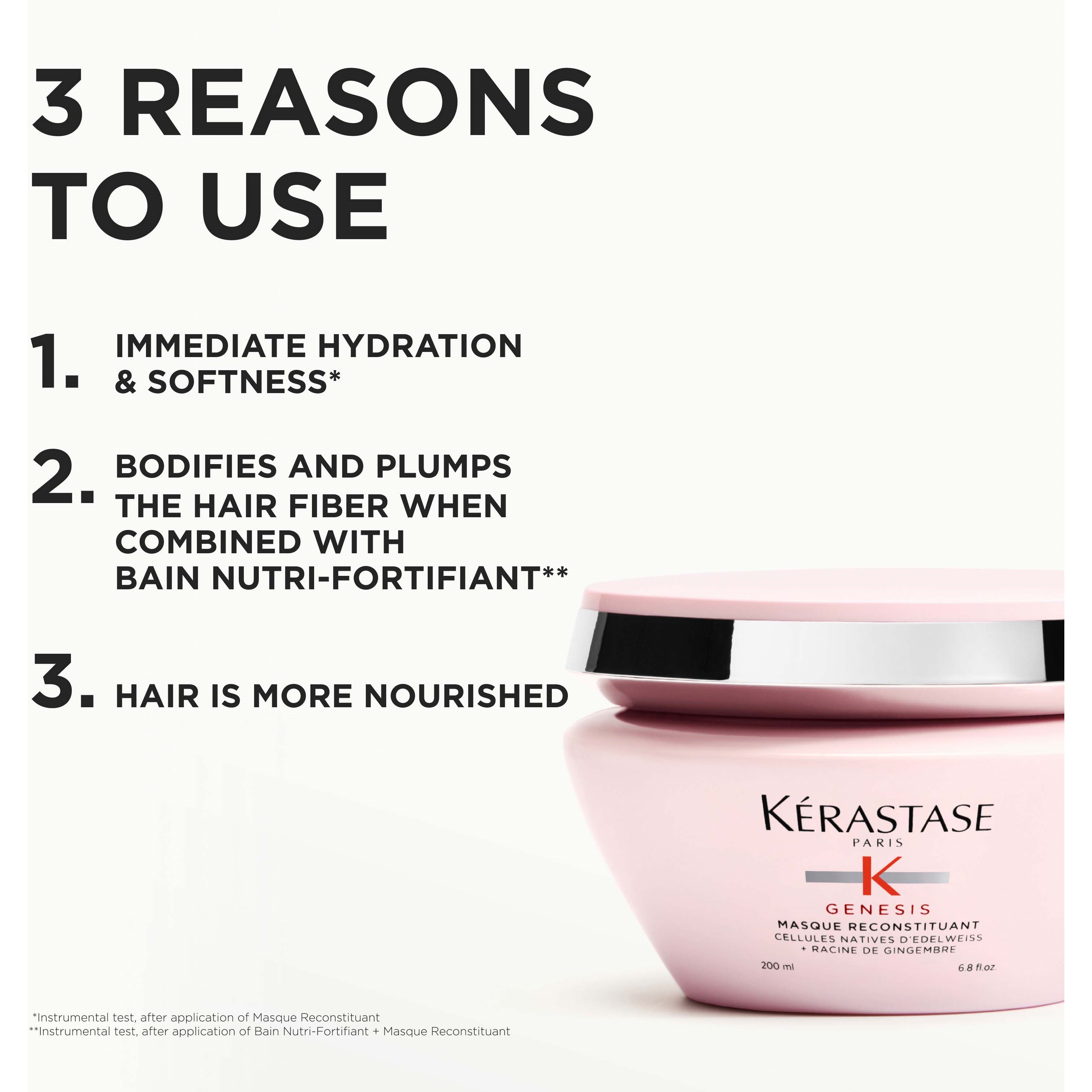 Kérastase Genesis Masque Reconstituant Maska do włosów 200 ml (obrázok 3)