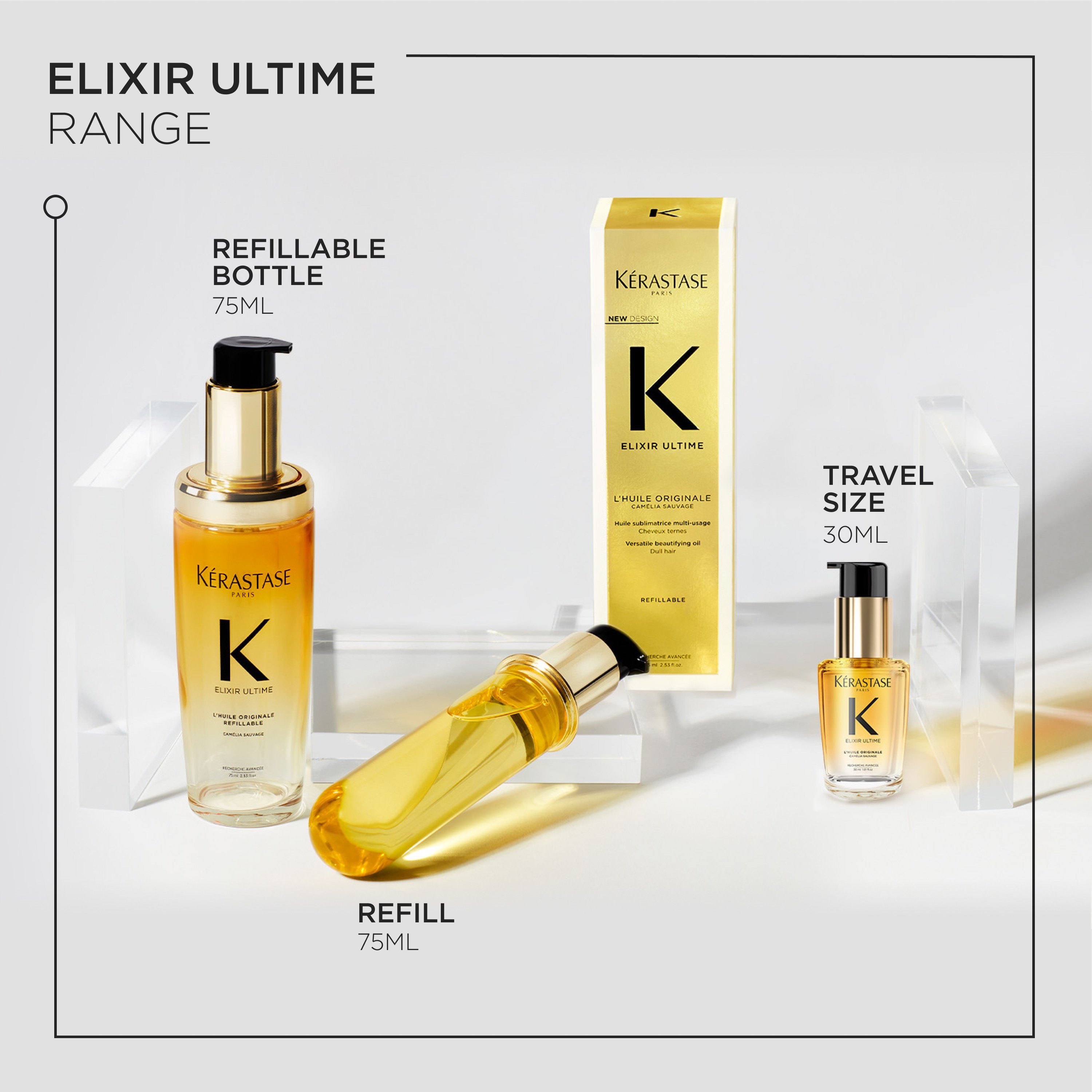 Kérastase Elixir Ultime L´Huile Originale Hair Oil 75 ml (obrázok 9)