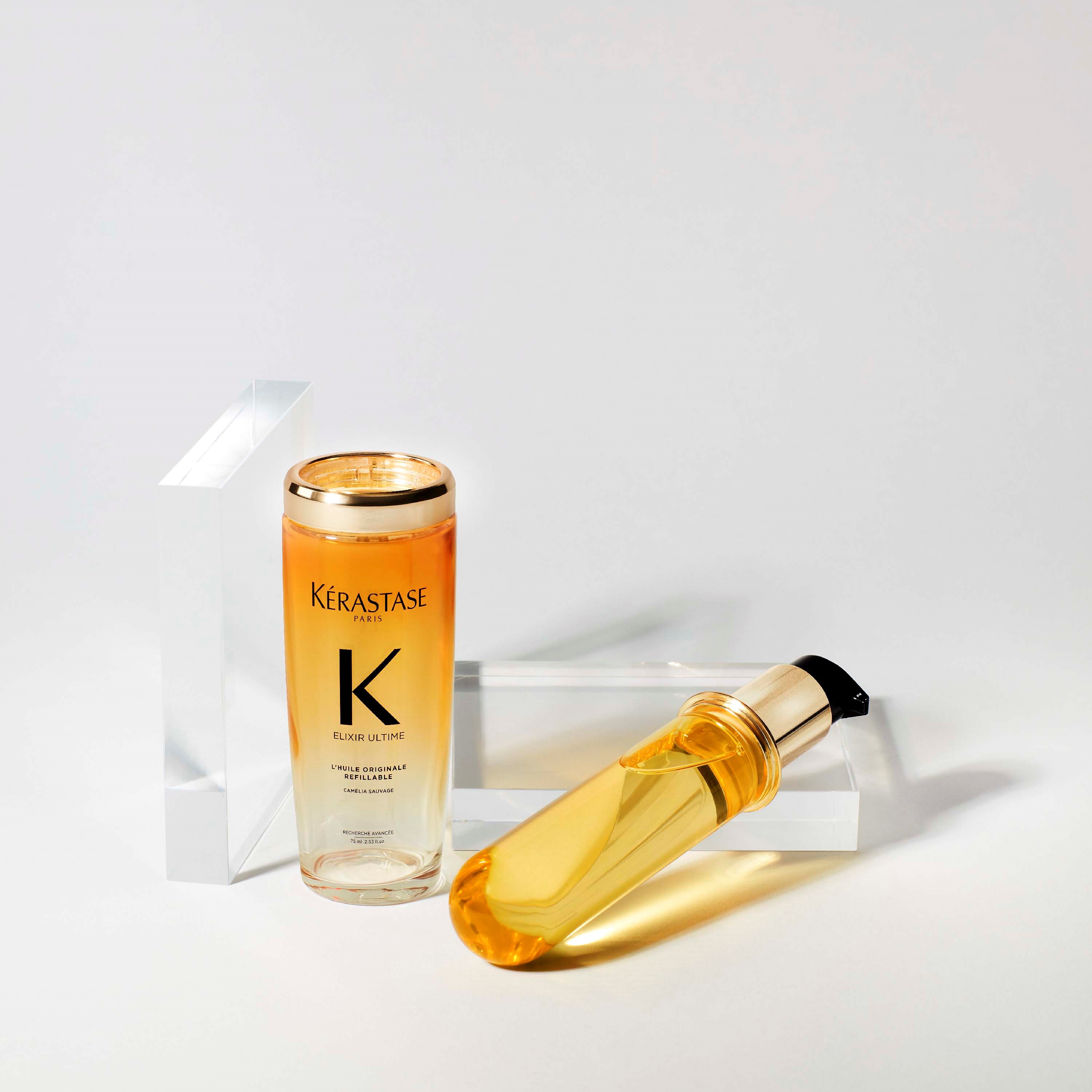 Kérastase Elixir Ultime L´Huile Originale Hair Oil Refill 75 ml (obrázok 3)