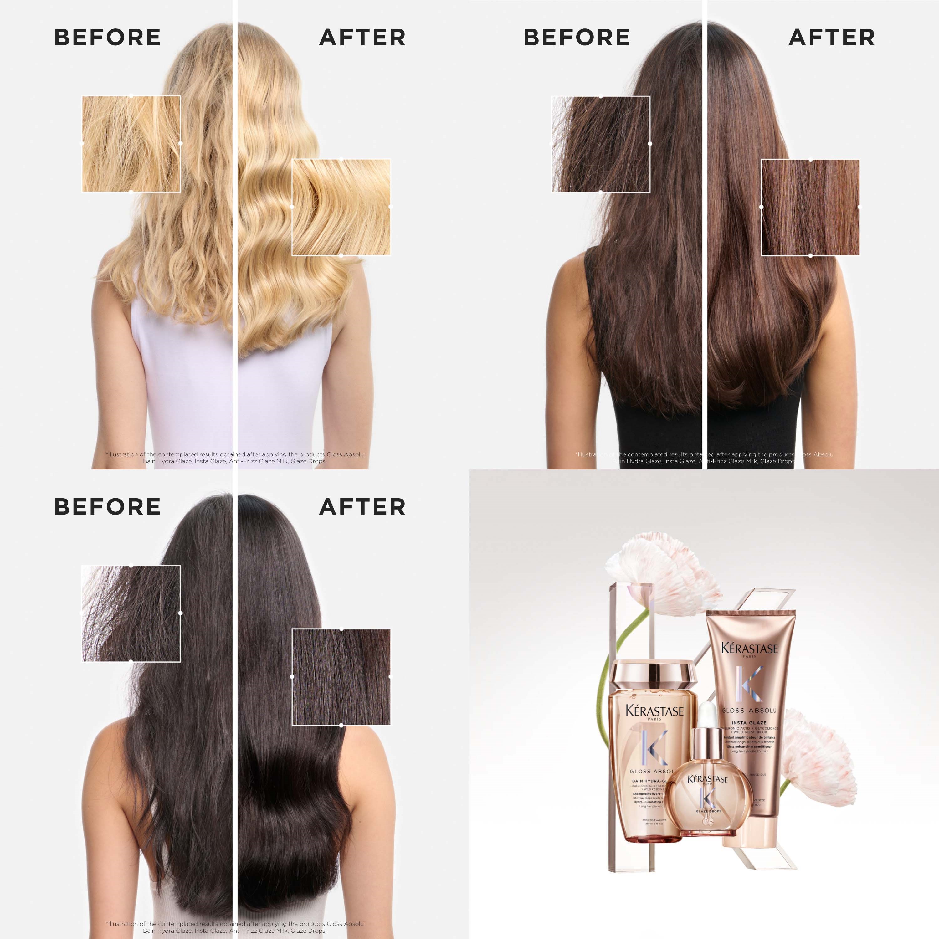 Kérastase Gloss Absolu Anti-Frizz Glaze Milk 190 ml (obrázok 6)